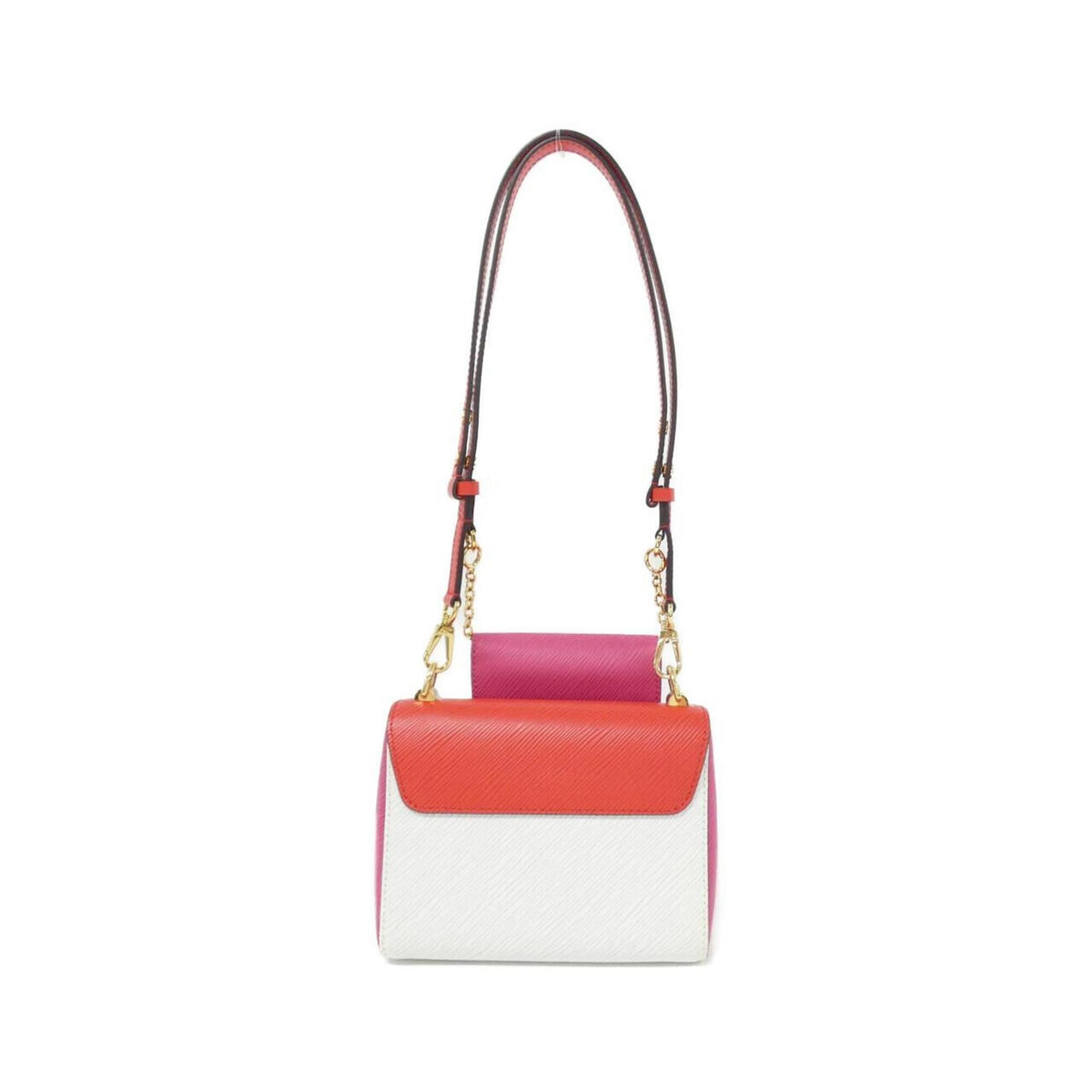 Louis Vuitton Rose Rouge Leather Pouch Shoulder Bag (Pre-Owned)