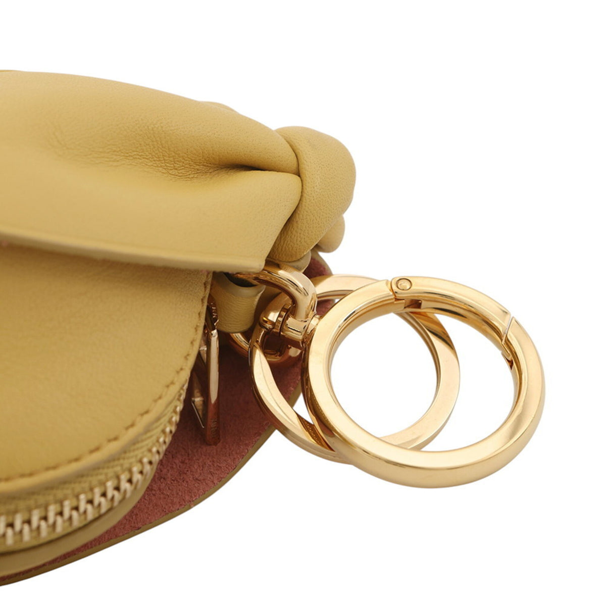 Loewe Yellow Leather Handbag Pouch (Pre-Owned)