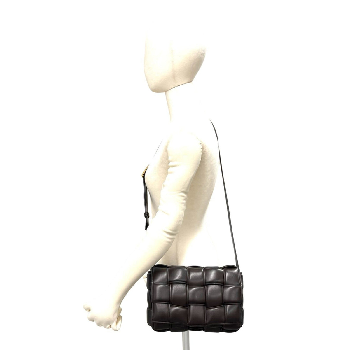 Bottega Veneta Brown Leather Crossbody Bag Shoulder Bag (Pre-Owned)