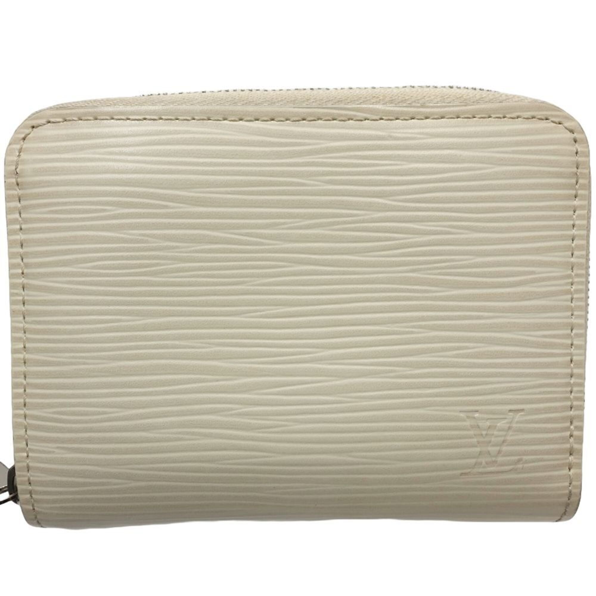 Louis Vuitton Epi Lv Off White Epi Leather Coin Purse/Coin Case (Pre-Owned)