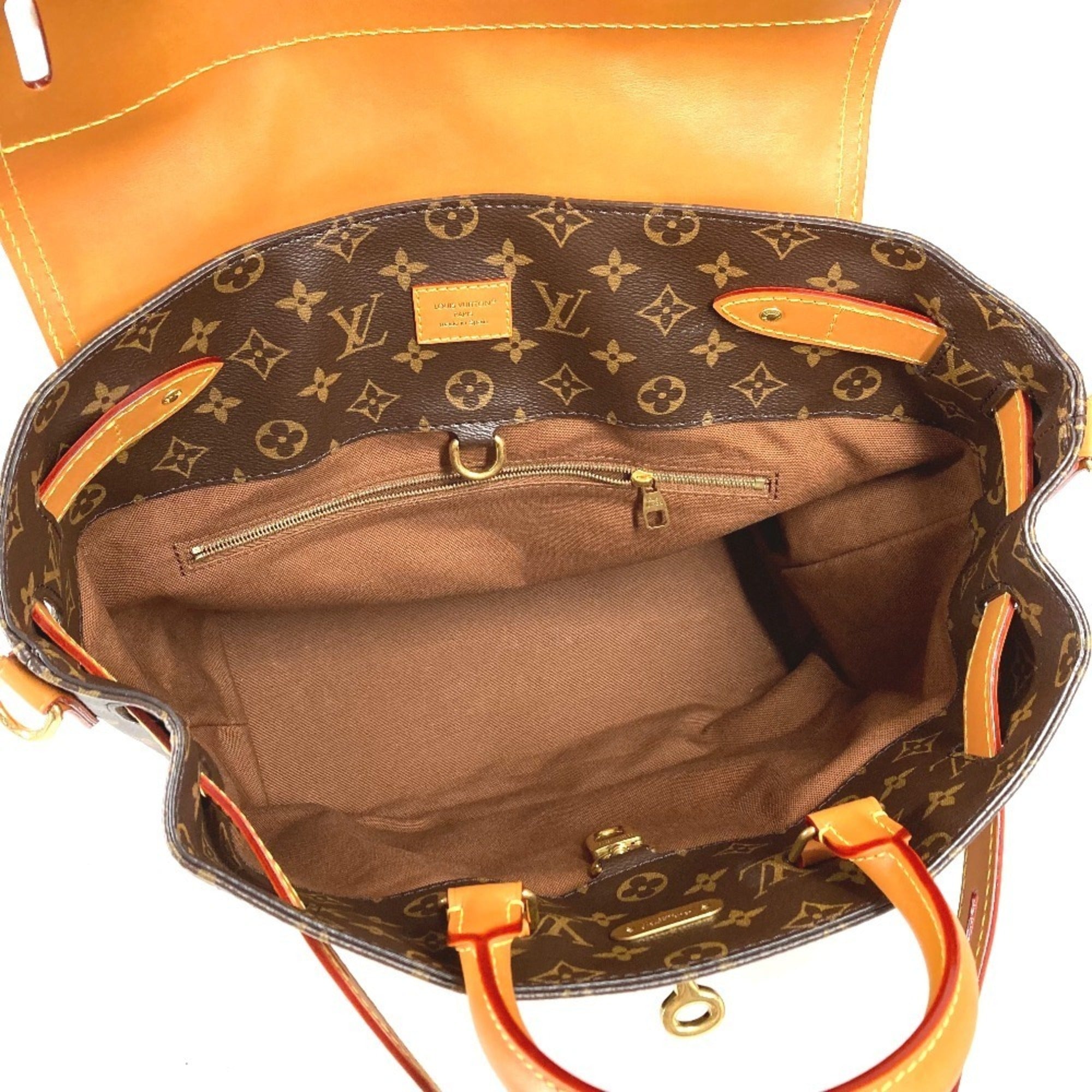 Louis Vuitton Brown Monogram Monogram Backpack Handbag Shoulder Bag Tote Bag (Pre-Owned)
