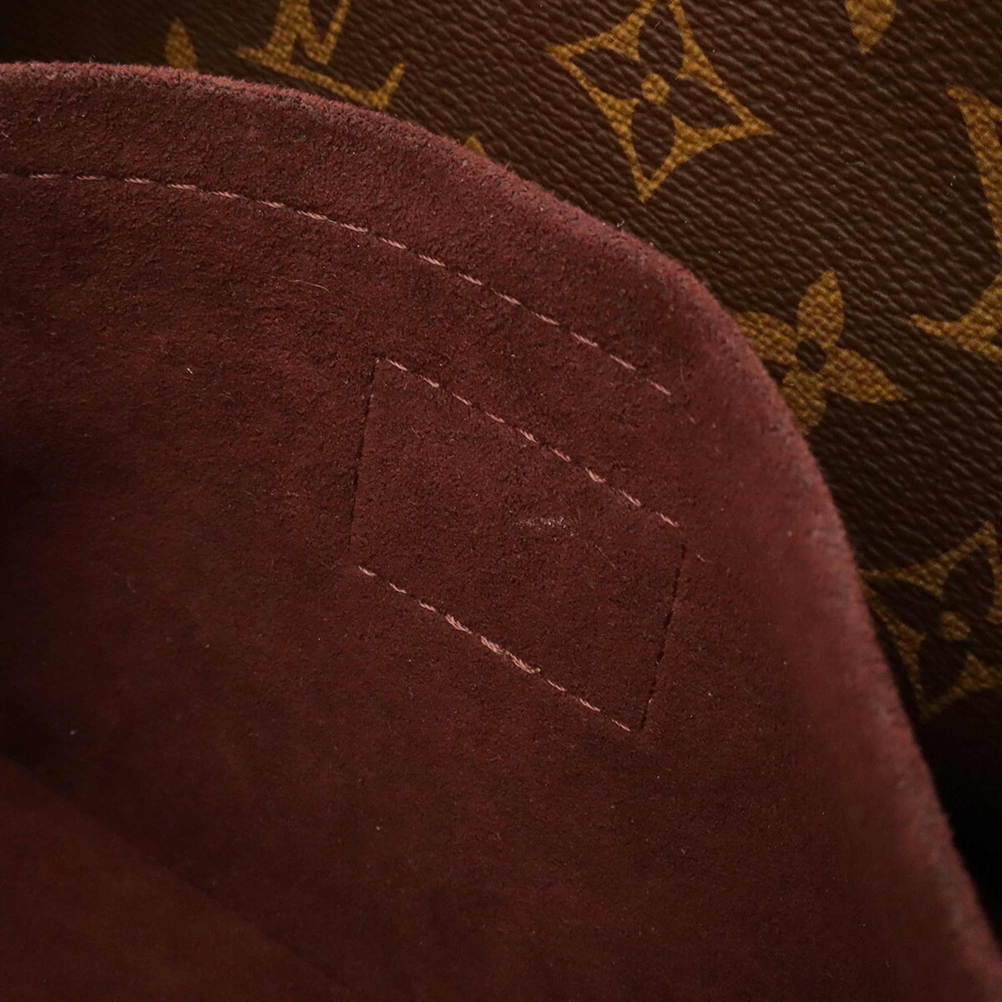 Louis Vuitton Brown Monogram Canvas Handbag Shoulder Bag (Pre-Owned)
