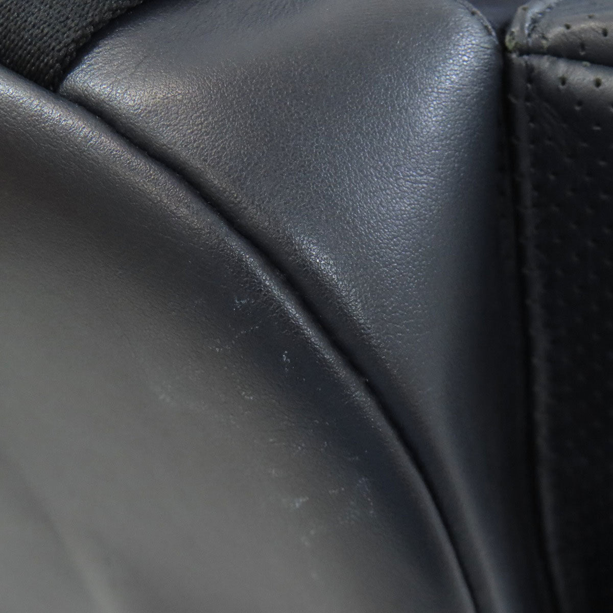 Coach Blue Navy Leather Backpack (Pre-Owned)