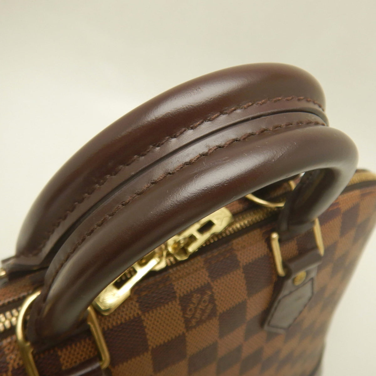 Louis Vuitton Damier Canvas Ebene Damier Canvas Handbag (Pre-Owned)