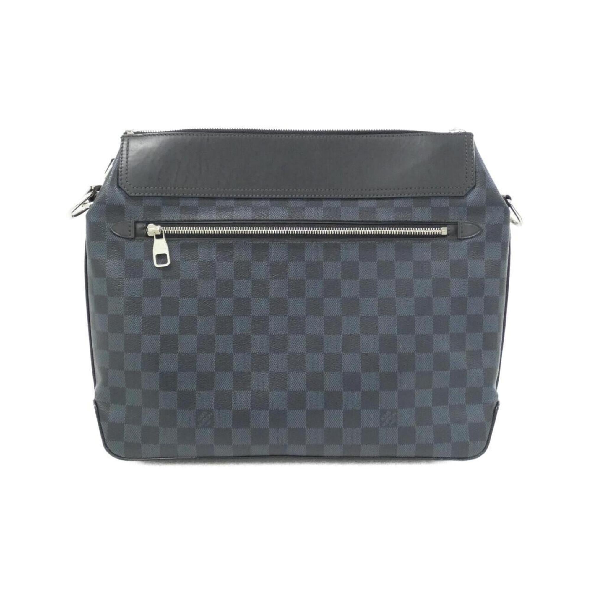 Louis Vuitton Black Cobalt Coated Canvas Shoulder Bag (Pre-Owned)