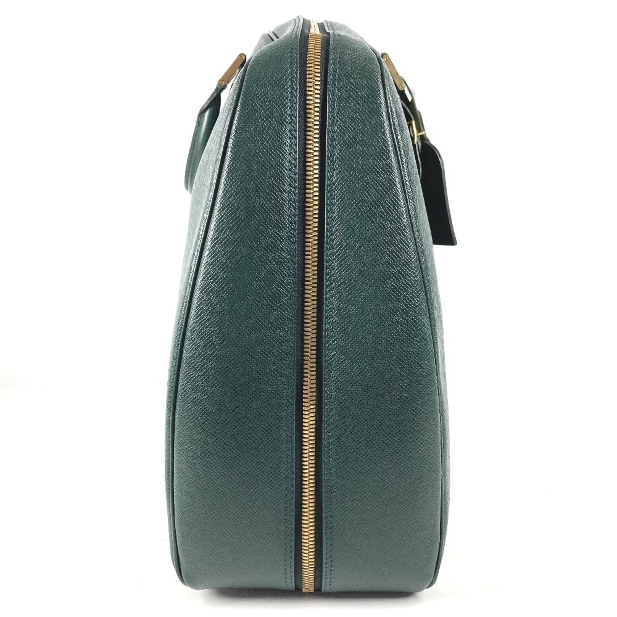 Louis Vuitton Taiga Episea Green Taiga Leather Boston Bag (Pre-Owned)