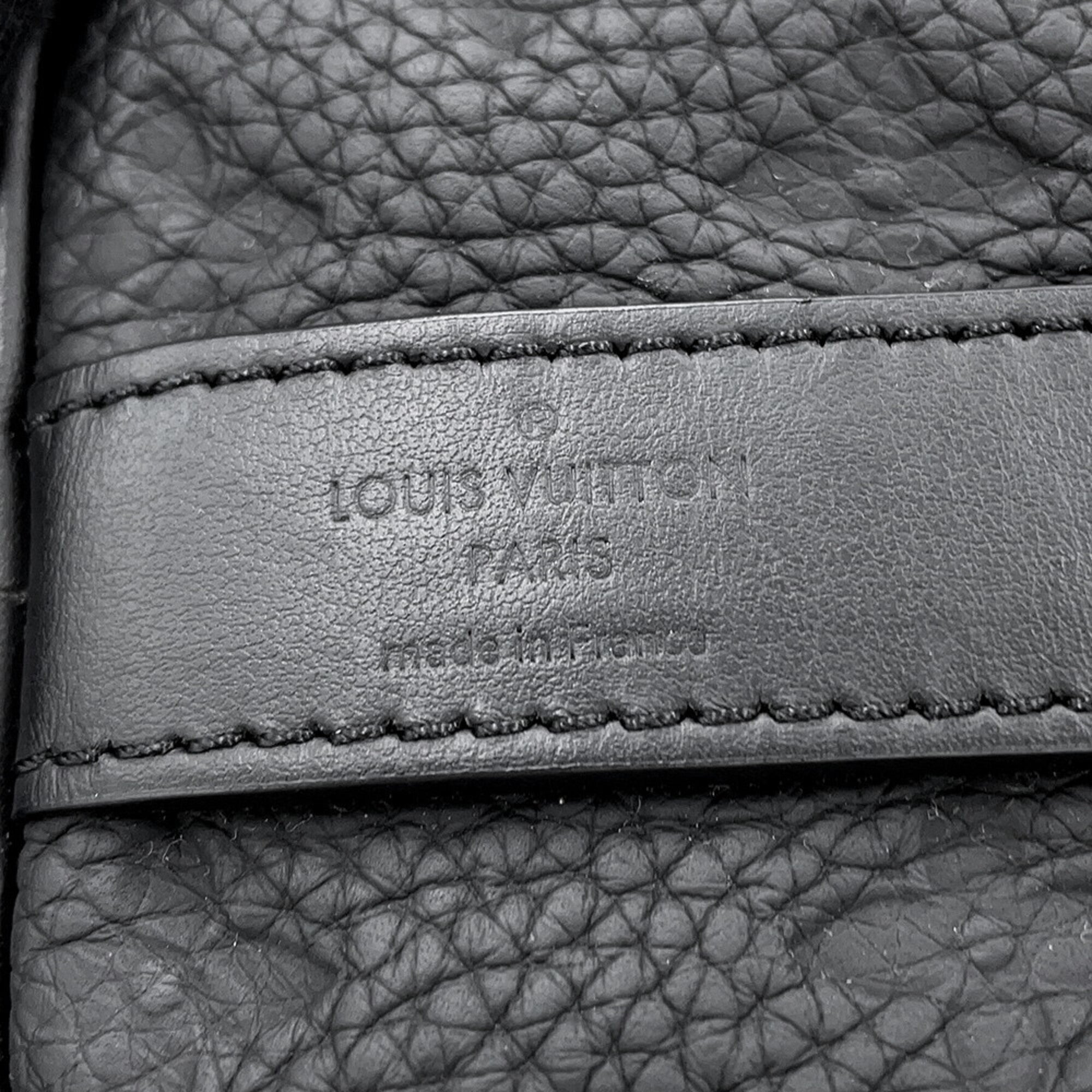 Louis Vuitton Monogram Noir Monogram Leather Handbag (Pre-Owned)