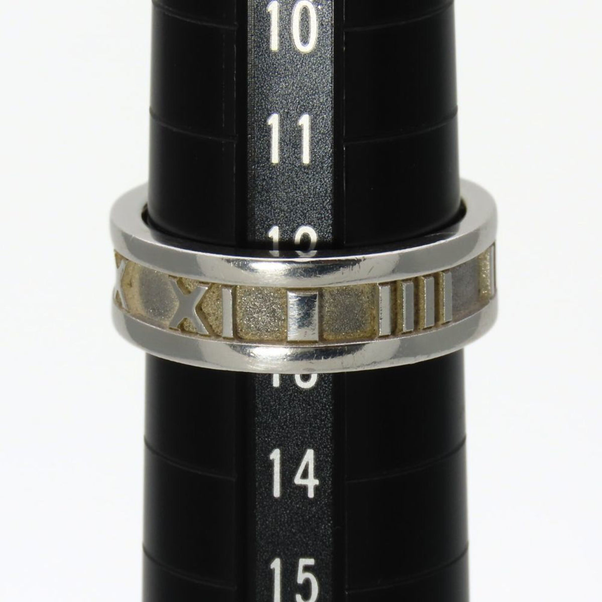 Tiffany Atlas Silver Silver 925 Band Ring (Pre-Owned)