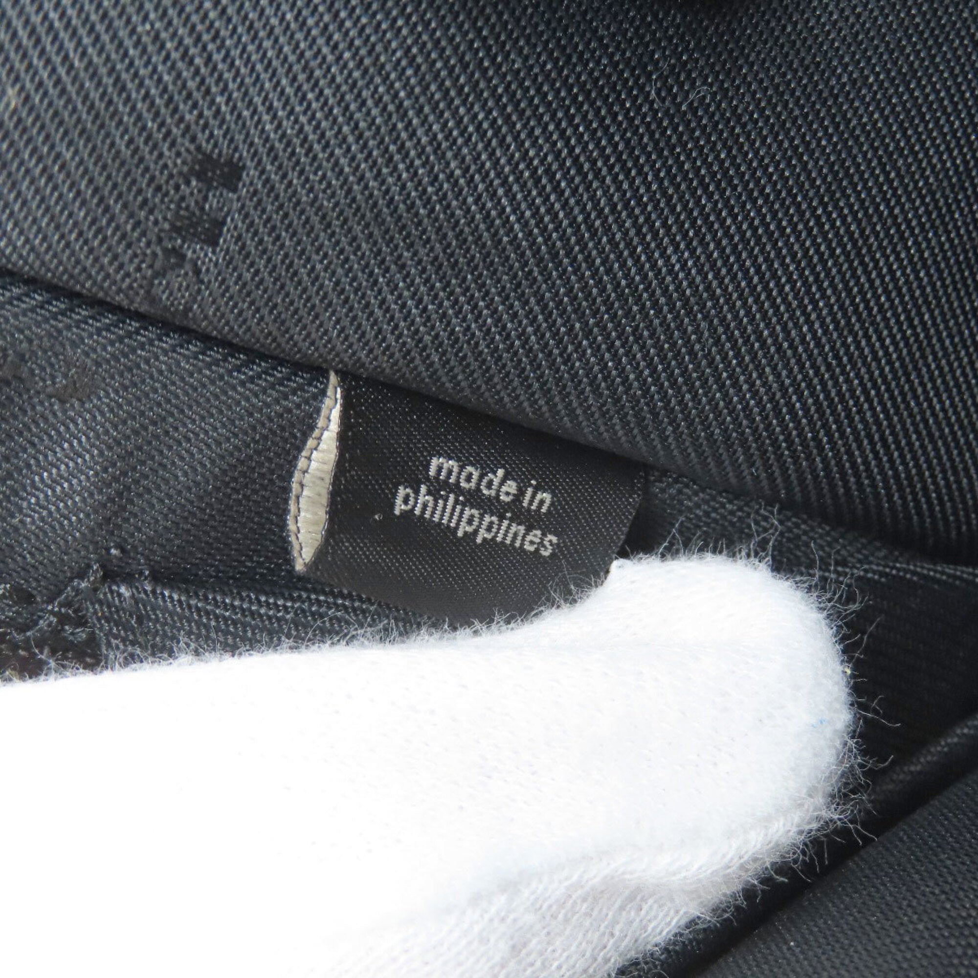 Coach Black Blue Nylon Briefcase (Pre-Owned)