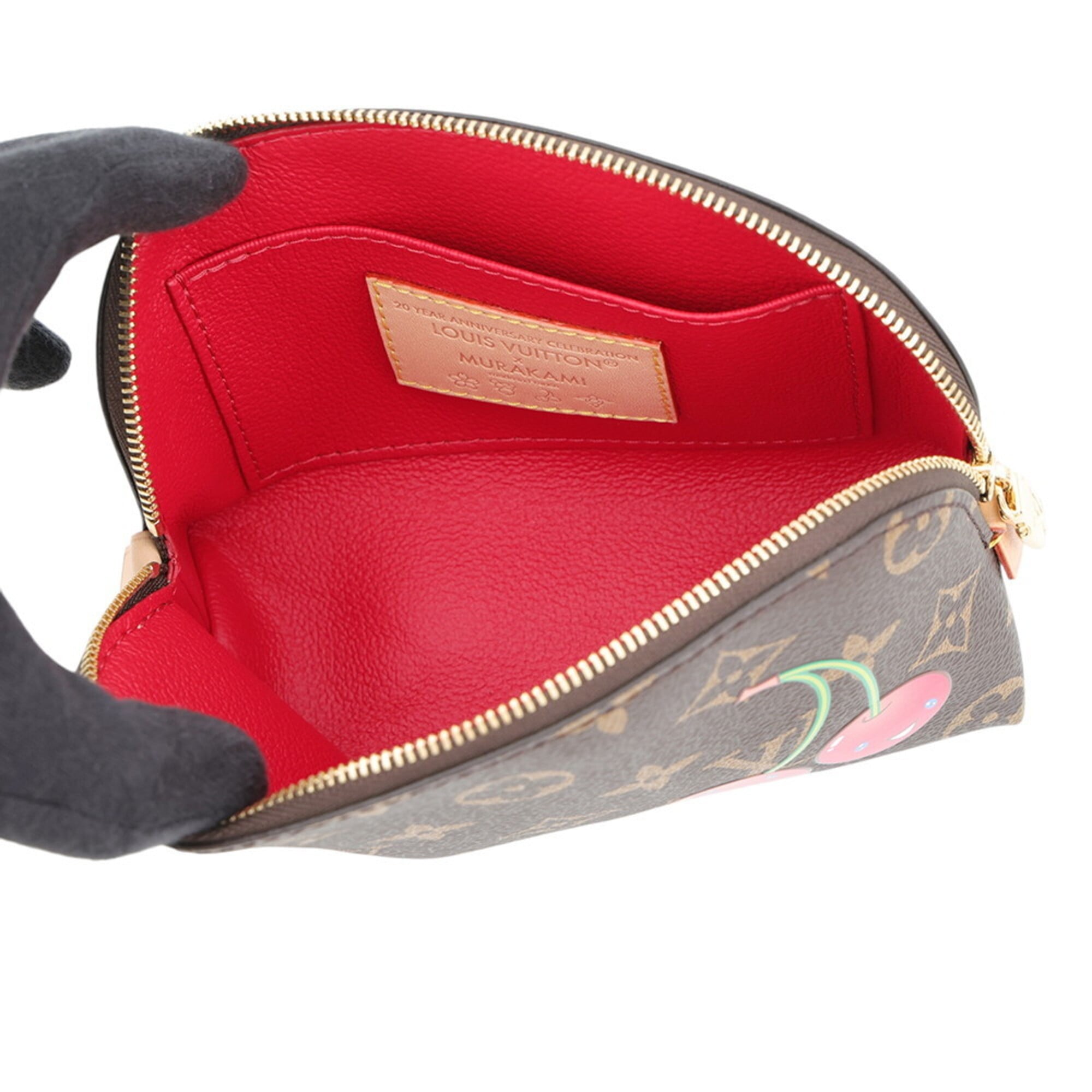 Louis Vuitton Monogram Cherry Monogram Cherry Red Color Pochette Pouch (Pre-Owned)