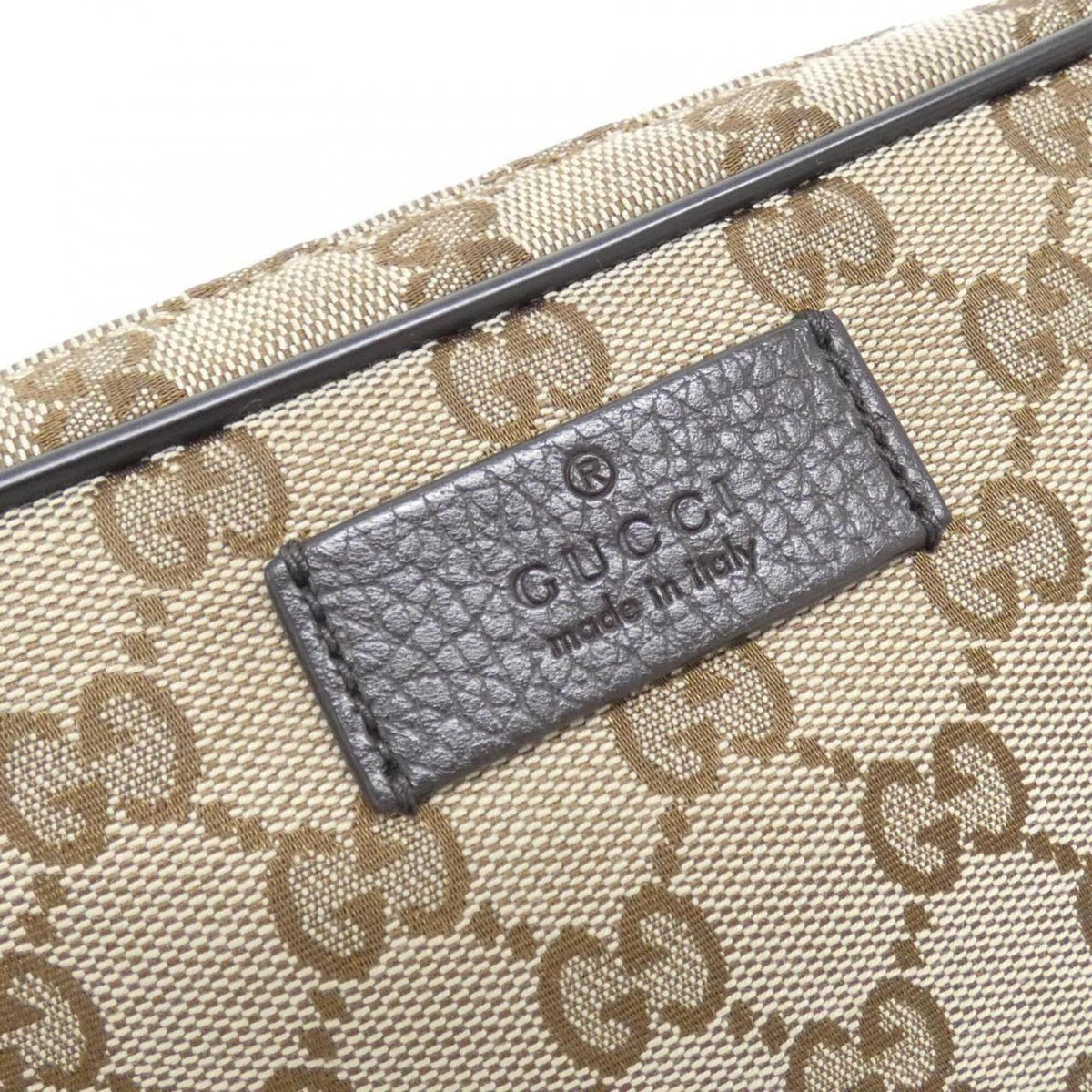Gucci Beige Brown Gg Canvas Leather (Pre-Owned)