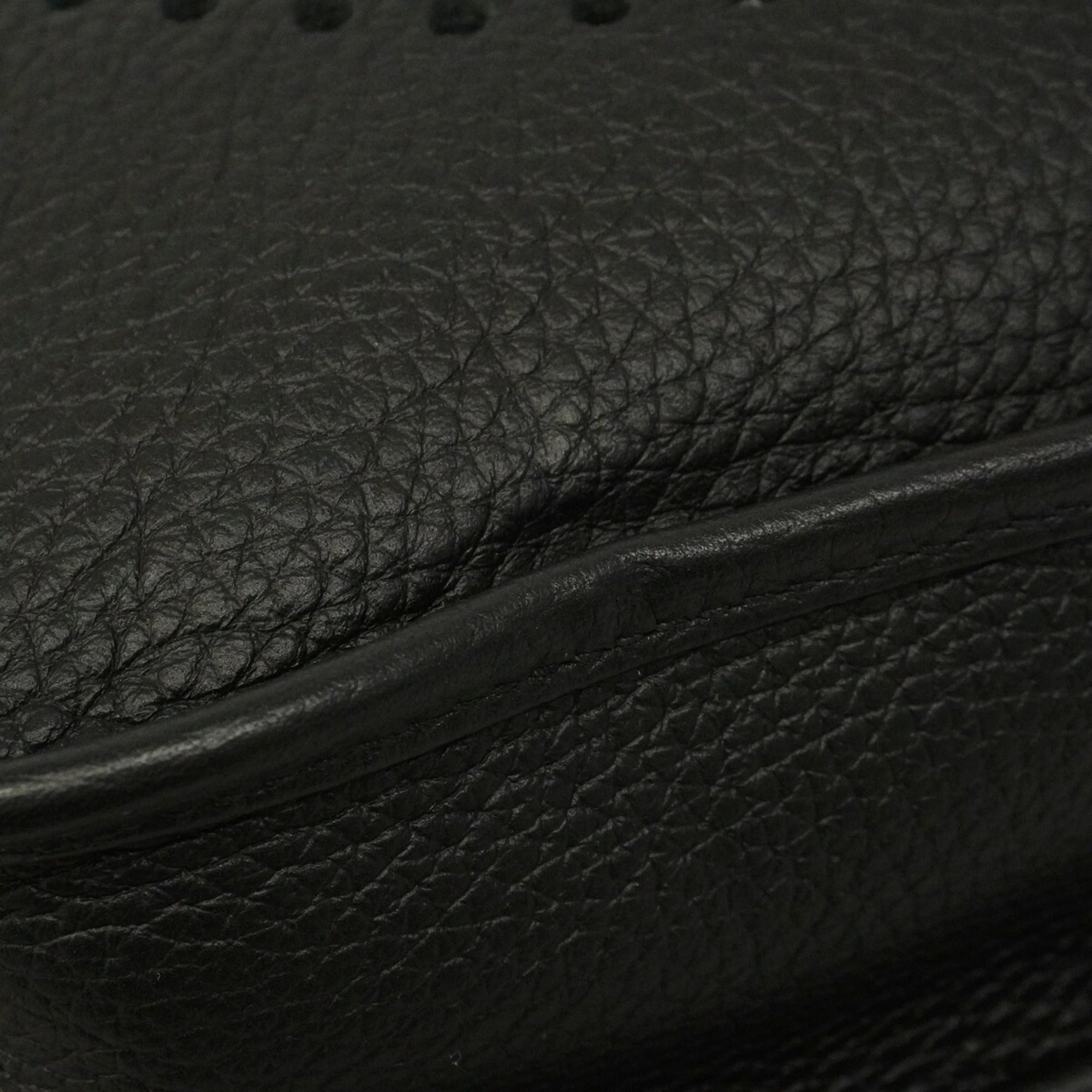Hermes Black Taurillon Clemence Leather Shoulder Bag (Pre-Owned)
