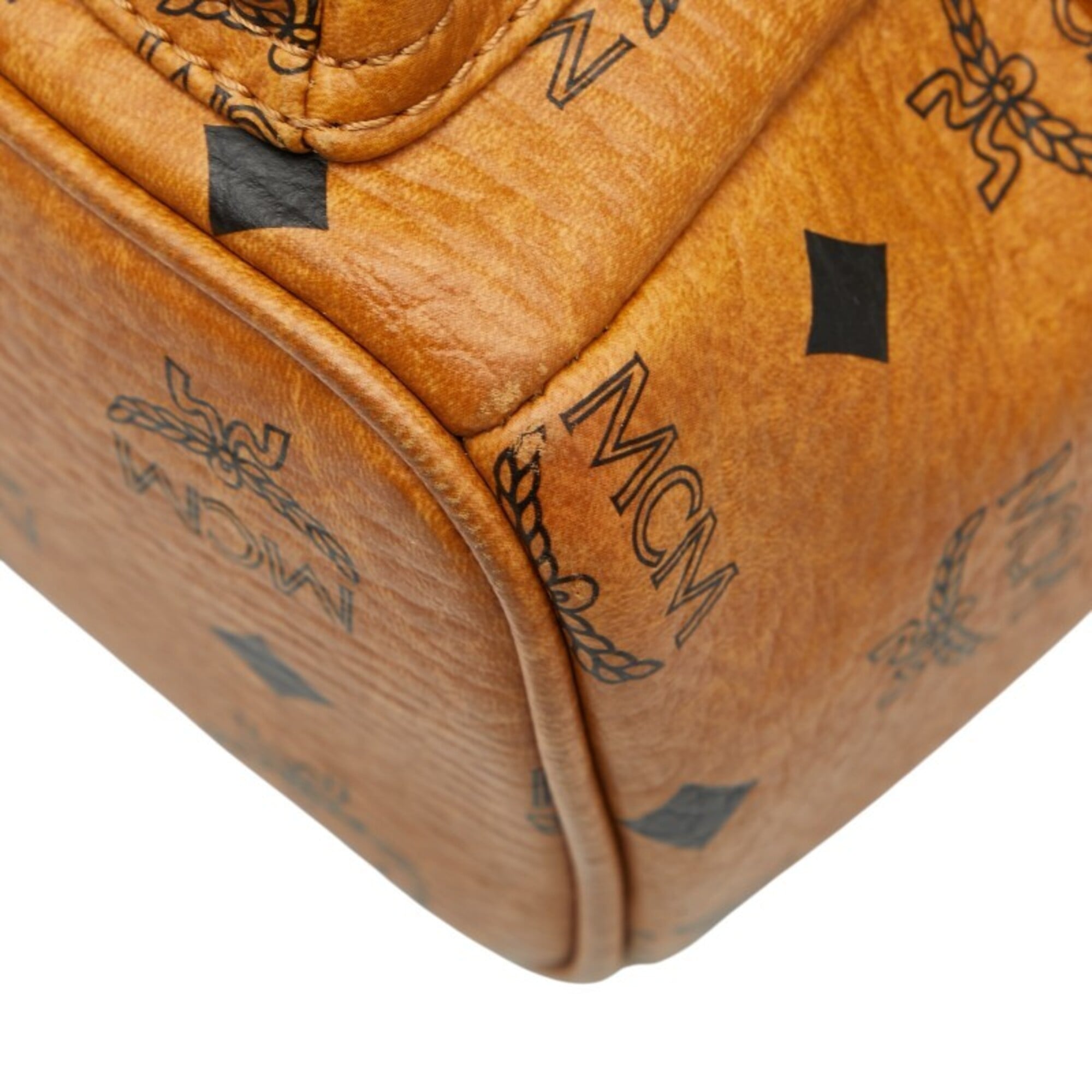 Mcm Brown Leather Backpack (Pre-Owned)