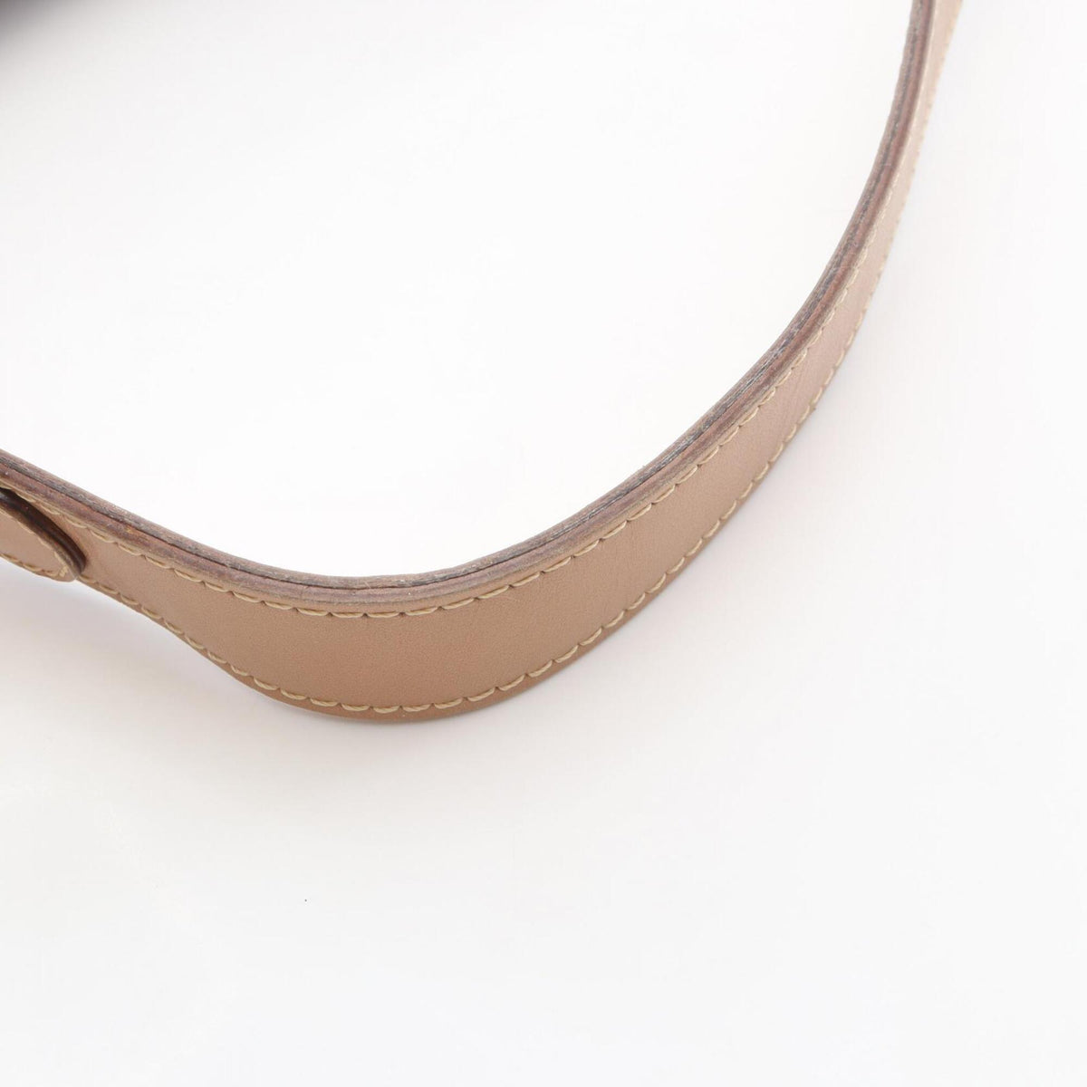 Christian Dior Trotter Beige Brown Canvas Leather Handbag Saddle Bag (Pre-Owned)