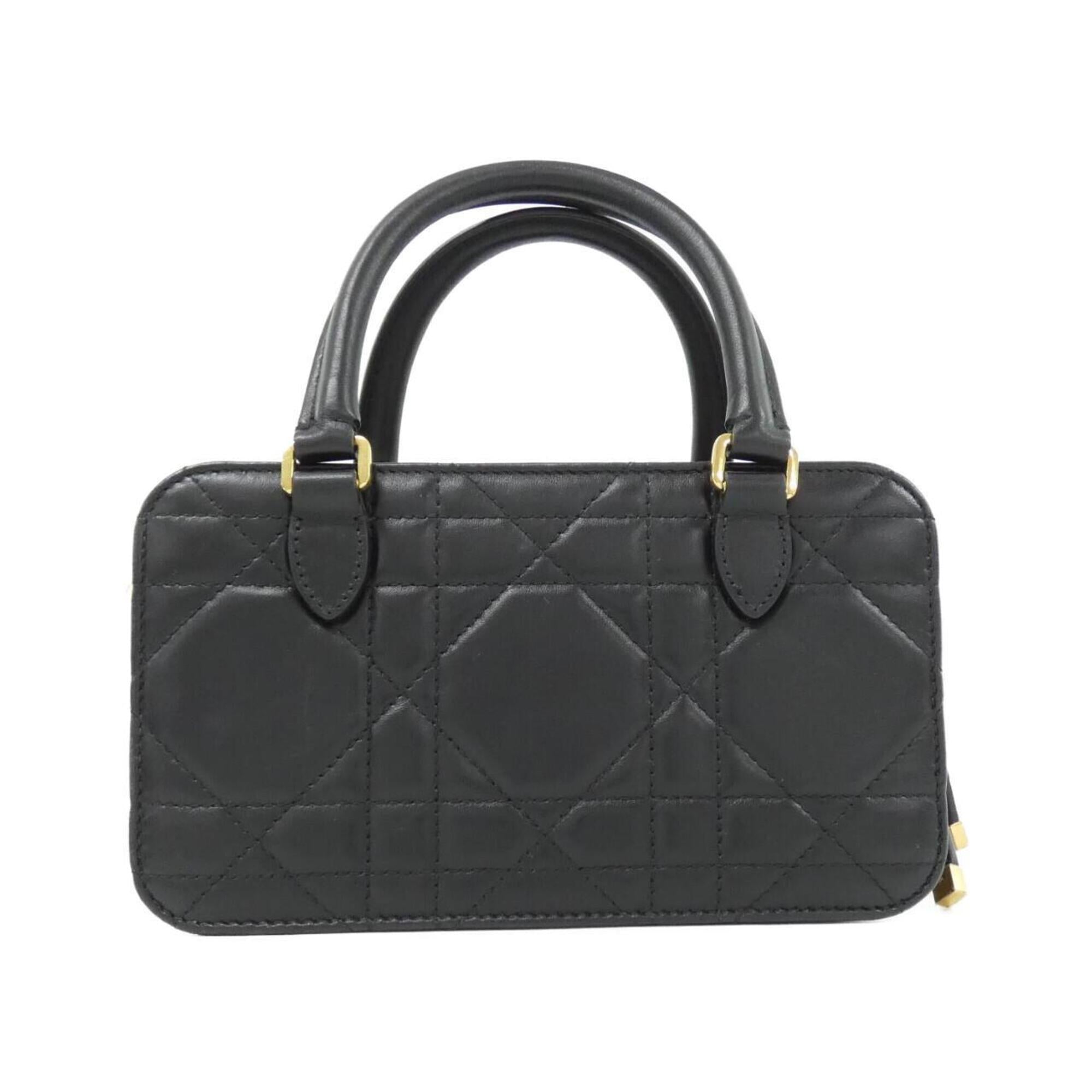 Christian Dior Black Leather Handbag (Pre-Owned)