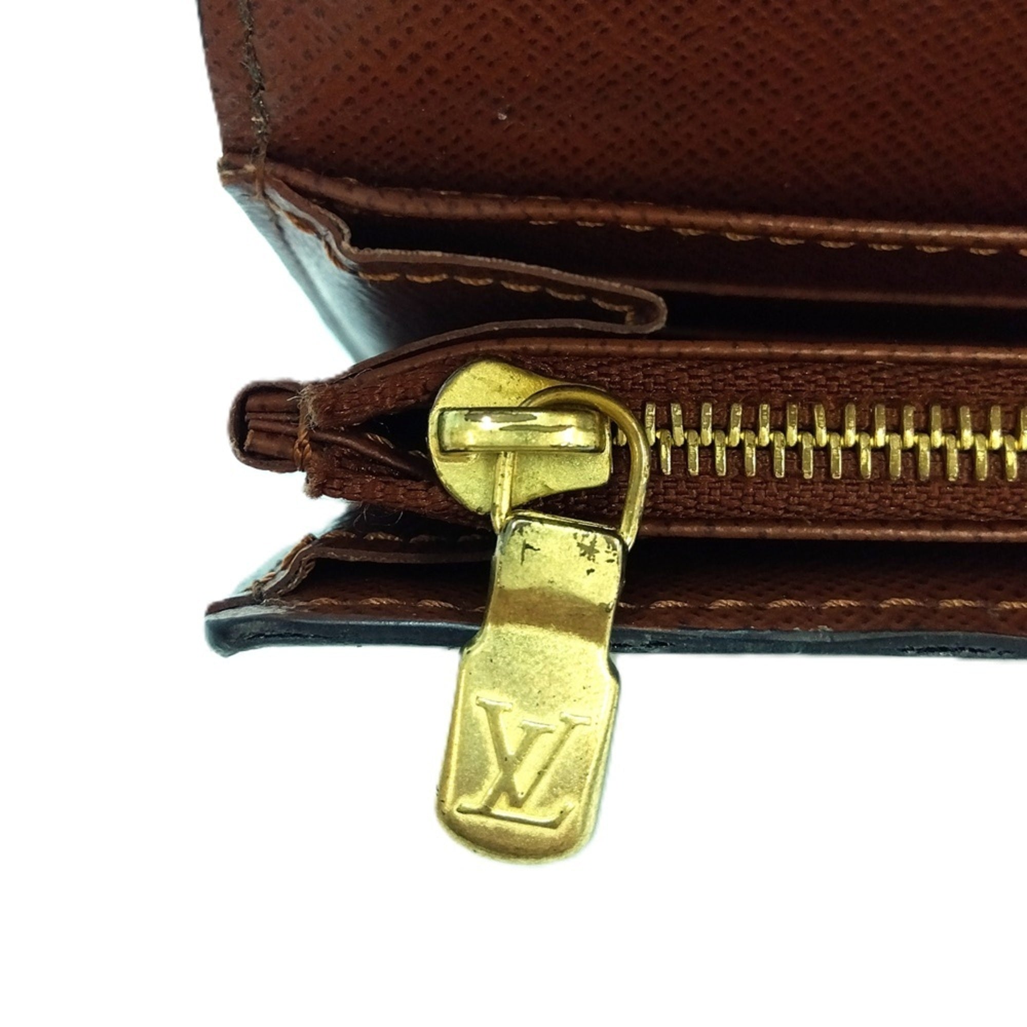 Louis Vuitton Monogram Black Monogram Long Wallet (Bi-Fold) (Pre-Owned)