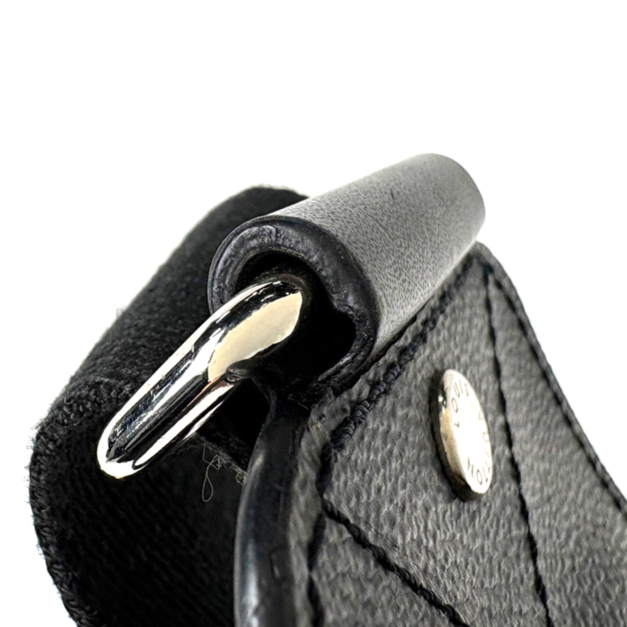 Louis Vuitton Noir Damier Graphite Shoulder Bag Sling Bag (Pre-Owned)