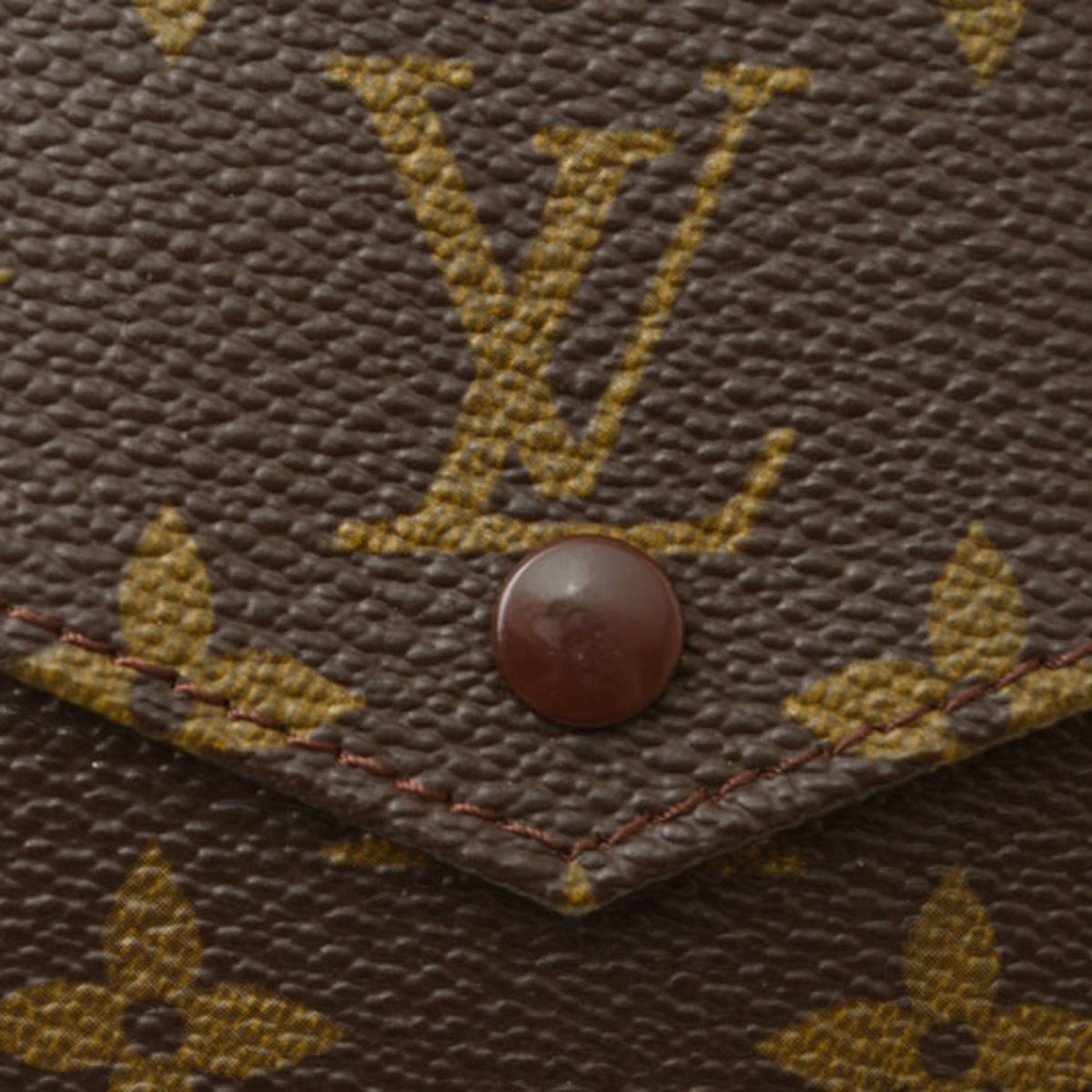 Louis Vuitton Brown Coated Canvas Wallet (Bi-Fold) (Pre-Owned)