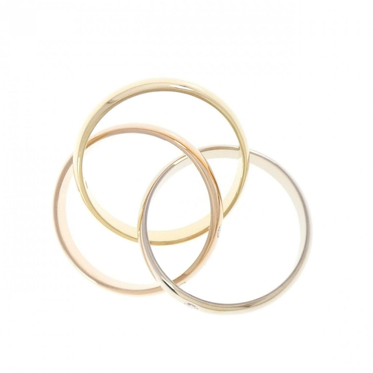Cartier Yellow Gold (18K) Pink Gold (18K) White Gold (18K) Band Ring (Pre-Owned)