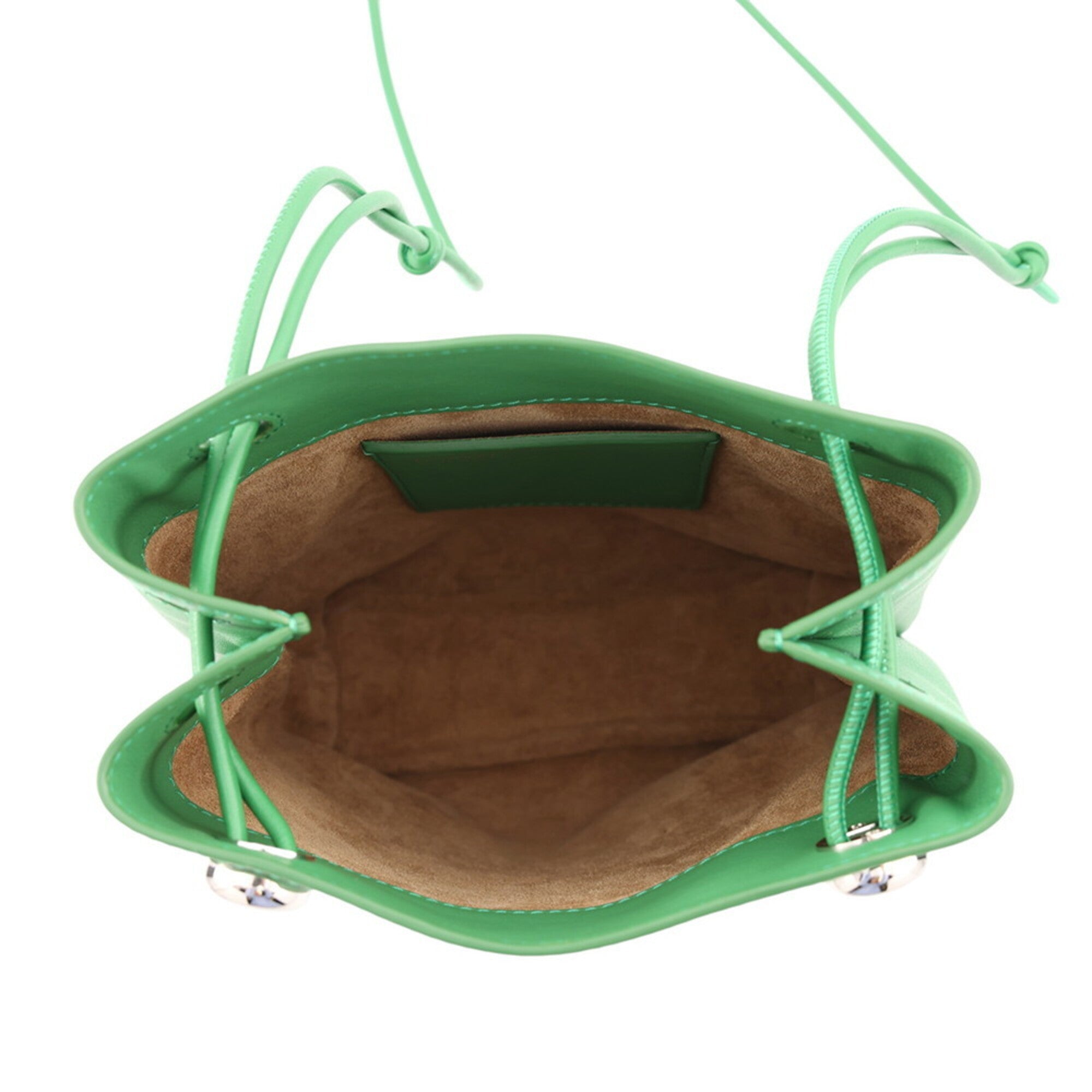 Loewe Green Leather Handbag Shoulder Bag (Pre-Owned)