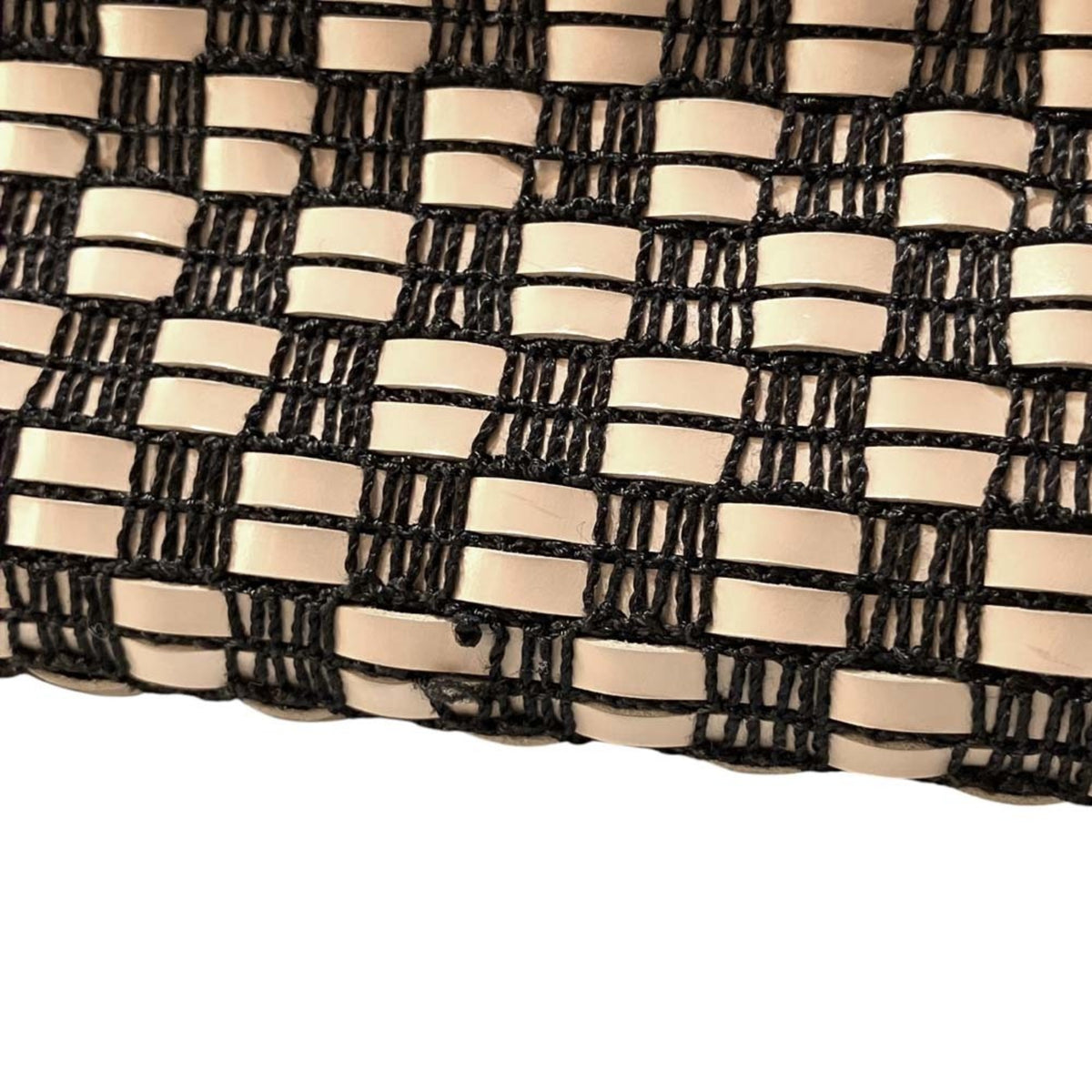 Marni Beige Black Handbag Tote Bag (Pre-Owned)