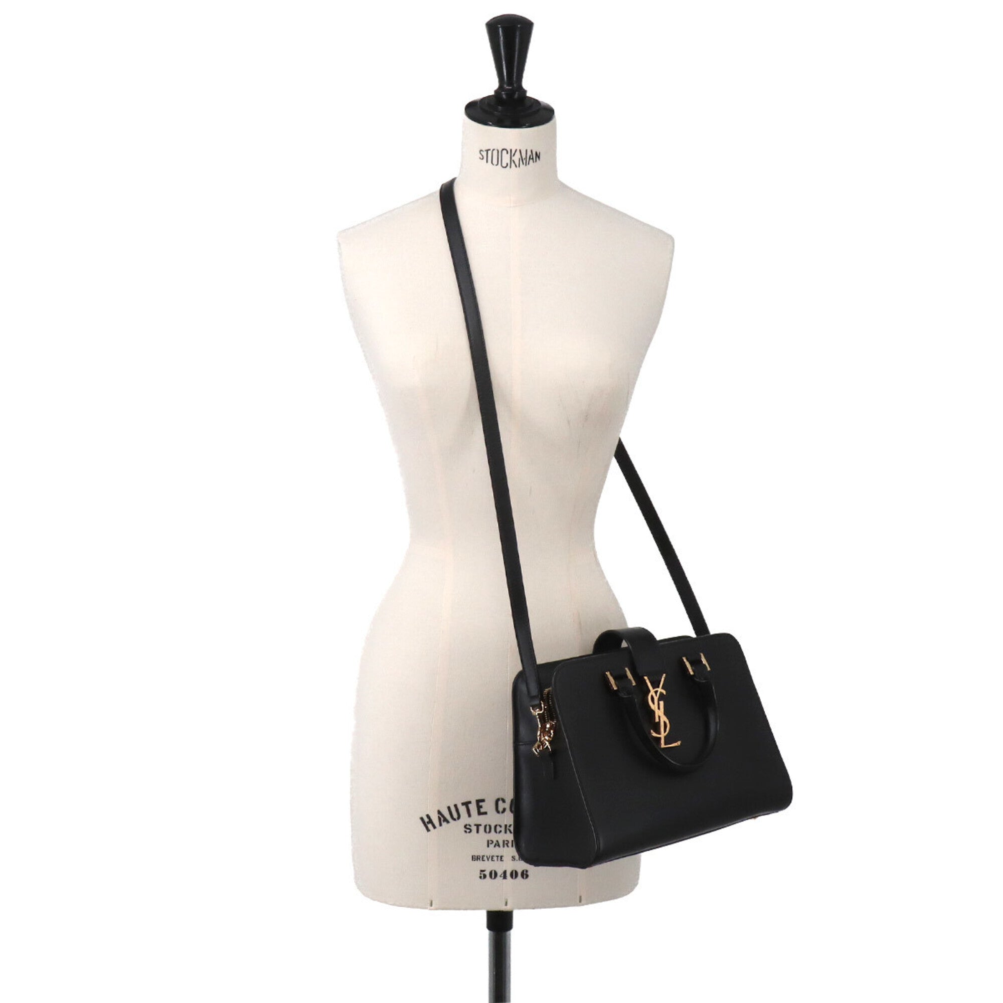 Saint Laurent Black Leather Handbag (Pre-Owned)