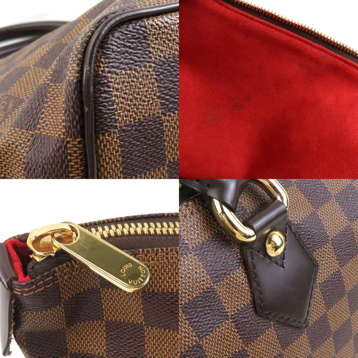 Louis Vuitton Brown Damier Canvas Handbag (Pre-Owned)