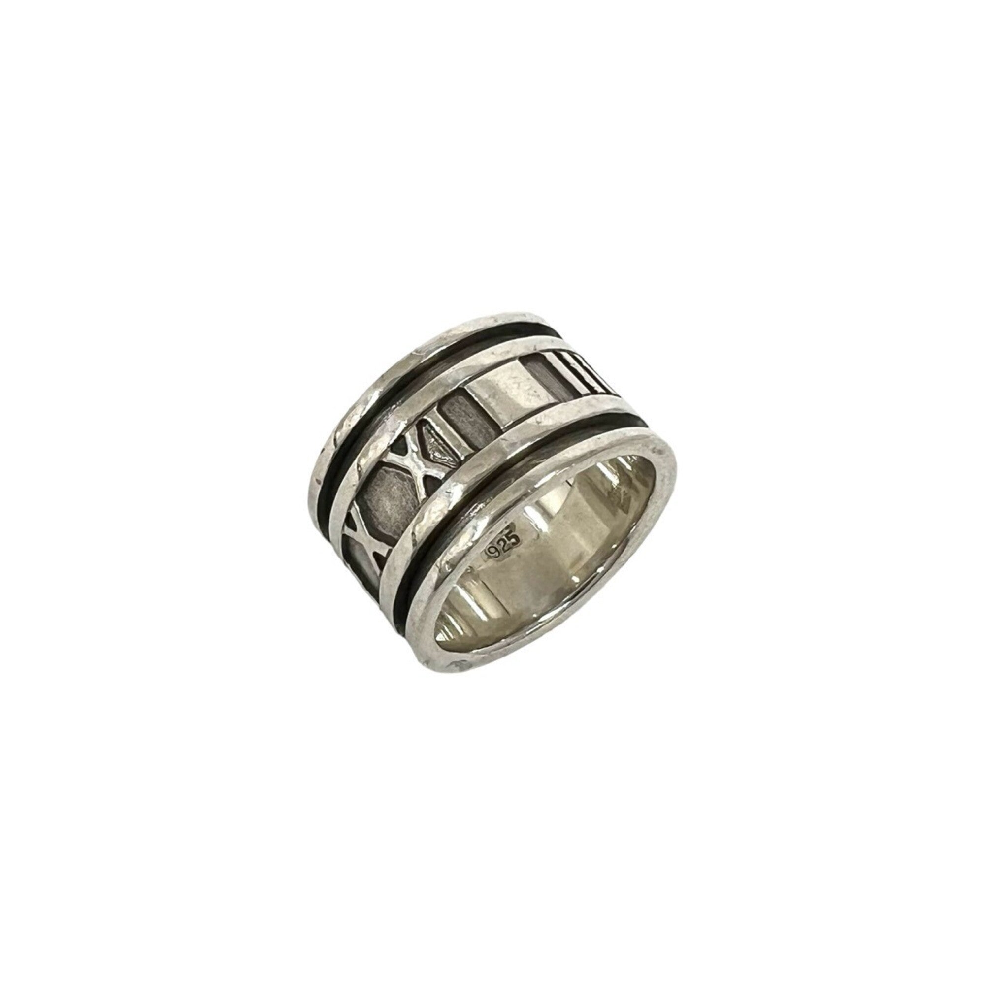 Tiffany Silver Silver 925 Band Ring (Pre-Owned)