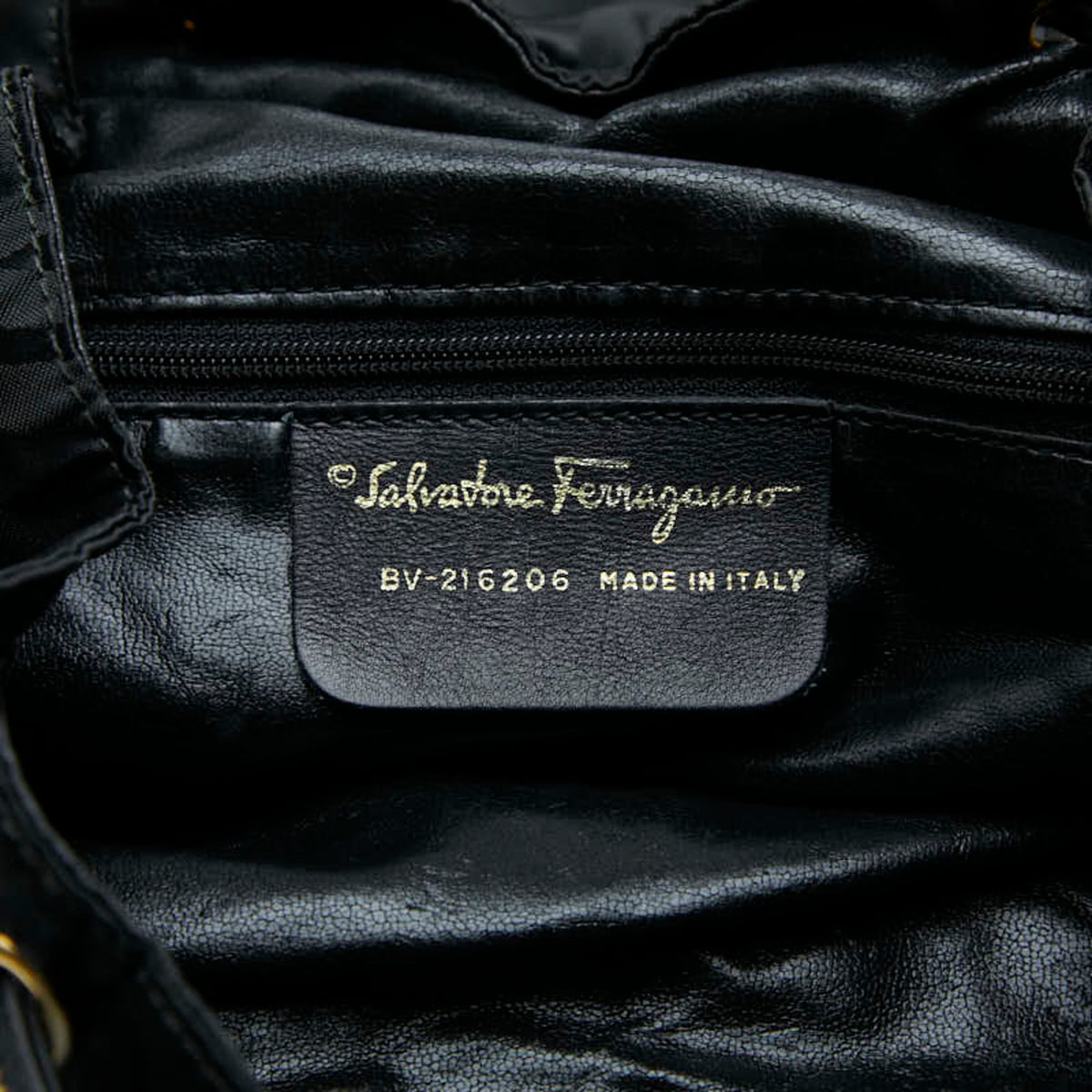 Salvatore Ferragamo Black Nylon Leather Backpack (Pre-Owned)