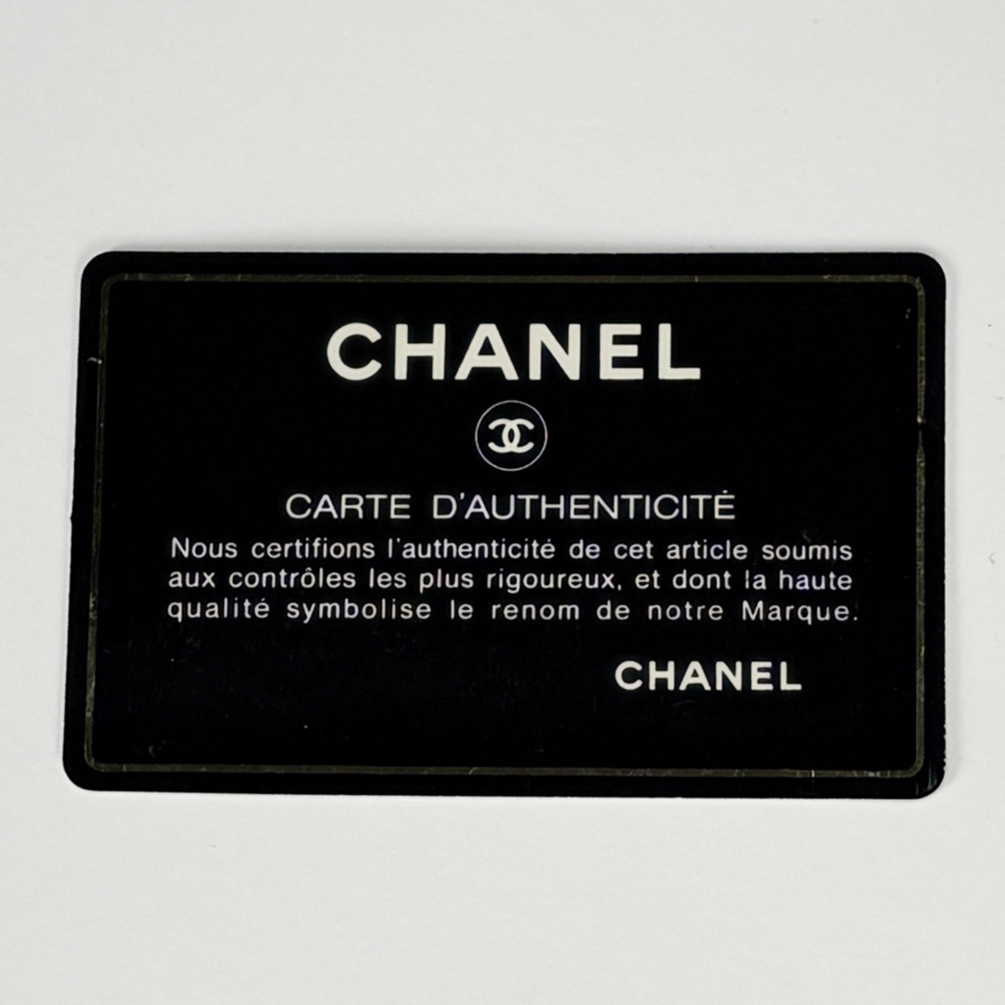 Chanel Black Grained Calfskin Tote Bag (Pre-Owned)