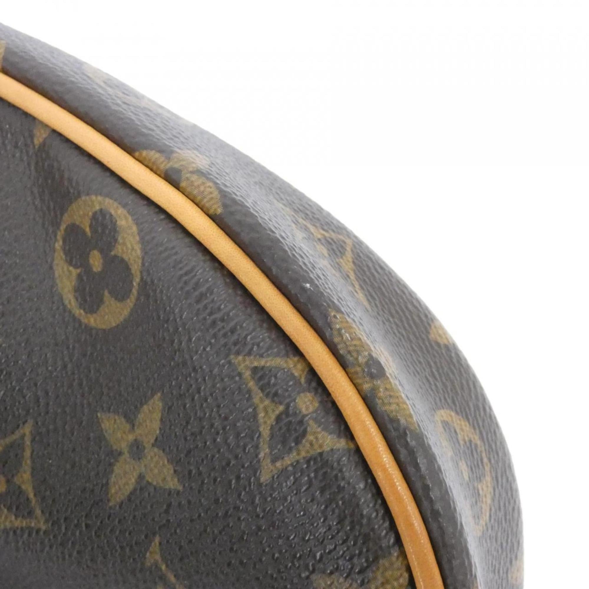 Louis Vuitton Marron Coated Canvas Shoulder Bag (Pre-Owned)