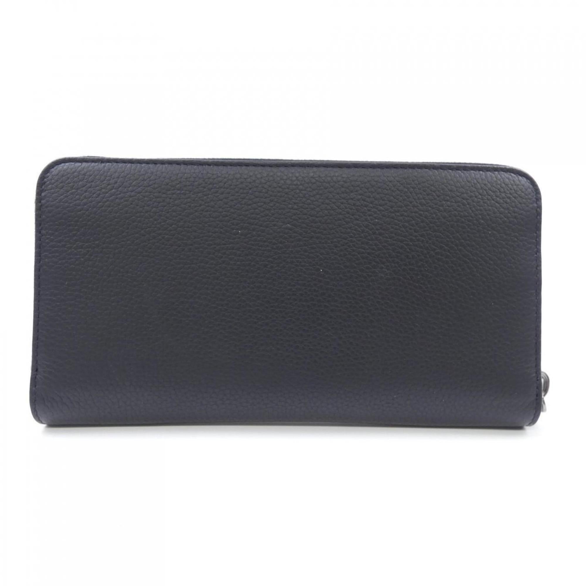 Christian Dior Black Long Wallet (Bi-Fold) (Pre-Owned)