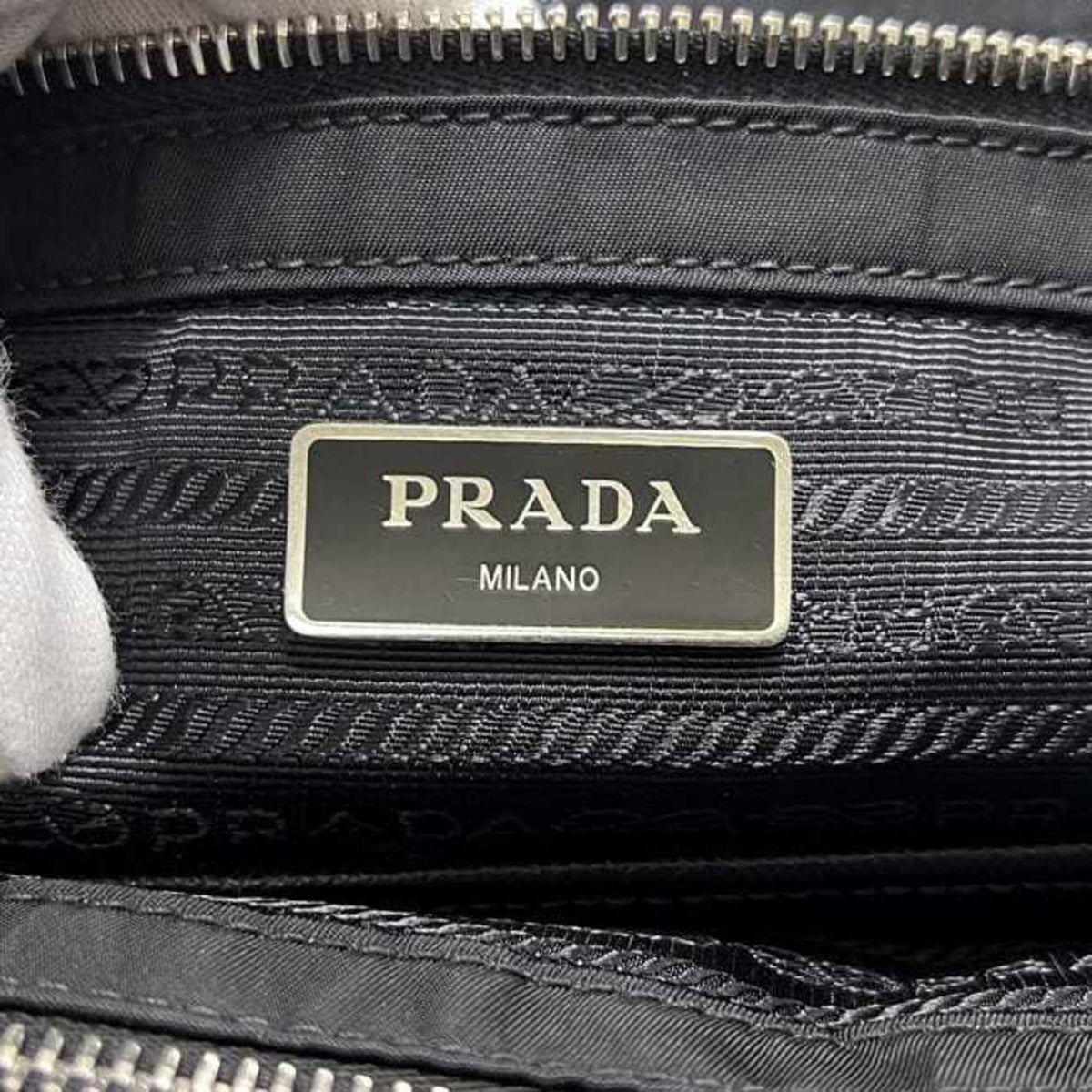 Prada Black Nero Nylon Tote Bag (Pre-Owned)