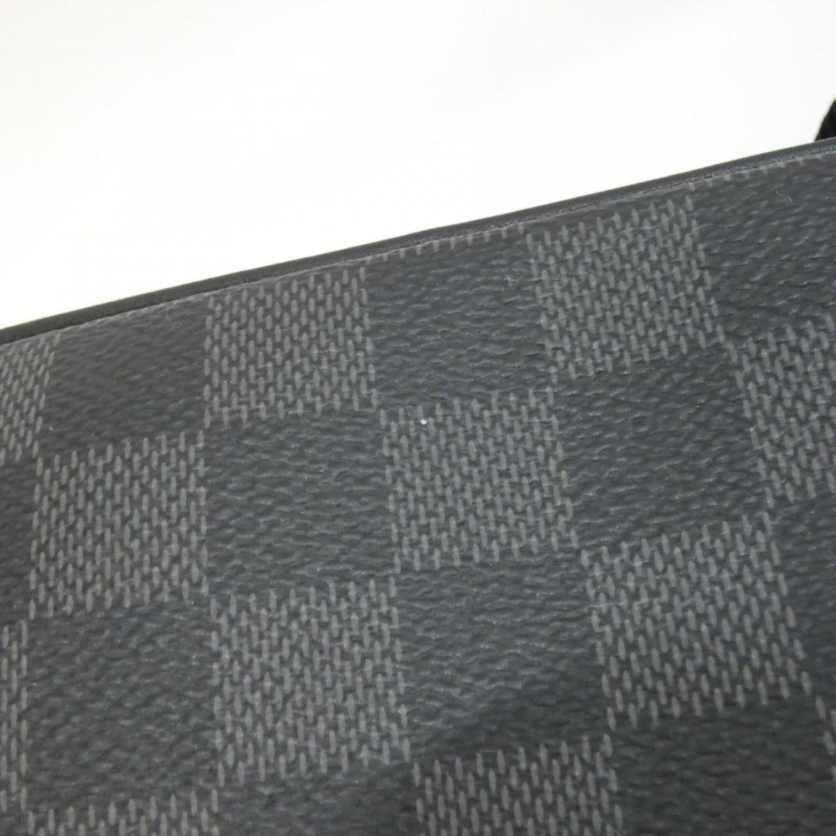 Louis Vuitton Graphite Coated Canvas Pouch Shoulder Bag (Pre-Owned)