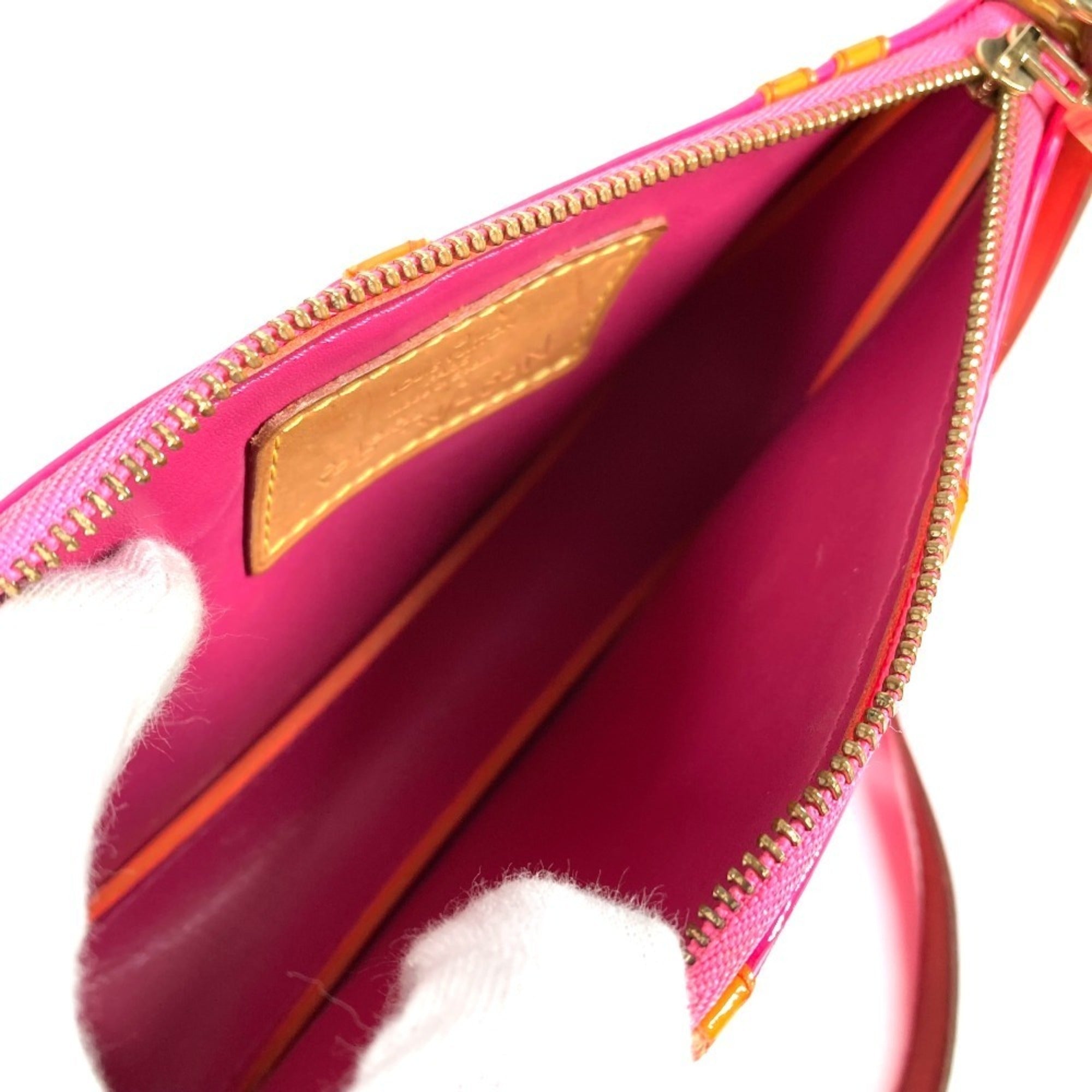 Louis Vuitton Pink Monogram Vernis Handbag Pouch Shoulder Bag (Pre-Owned)
