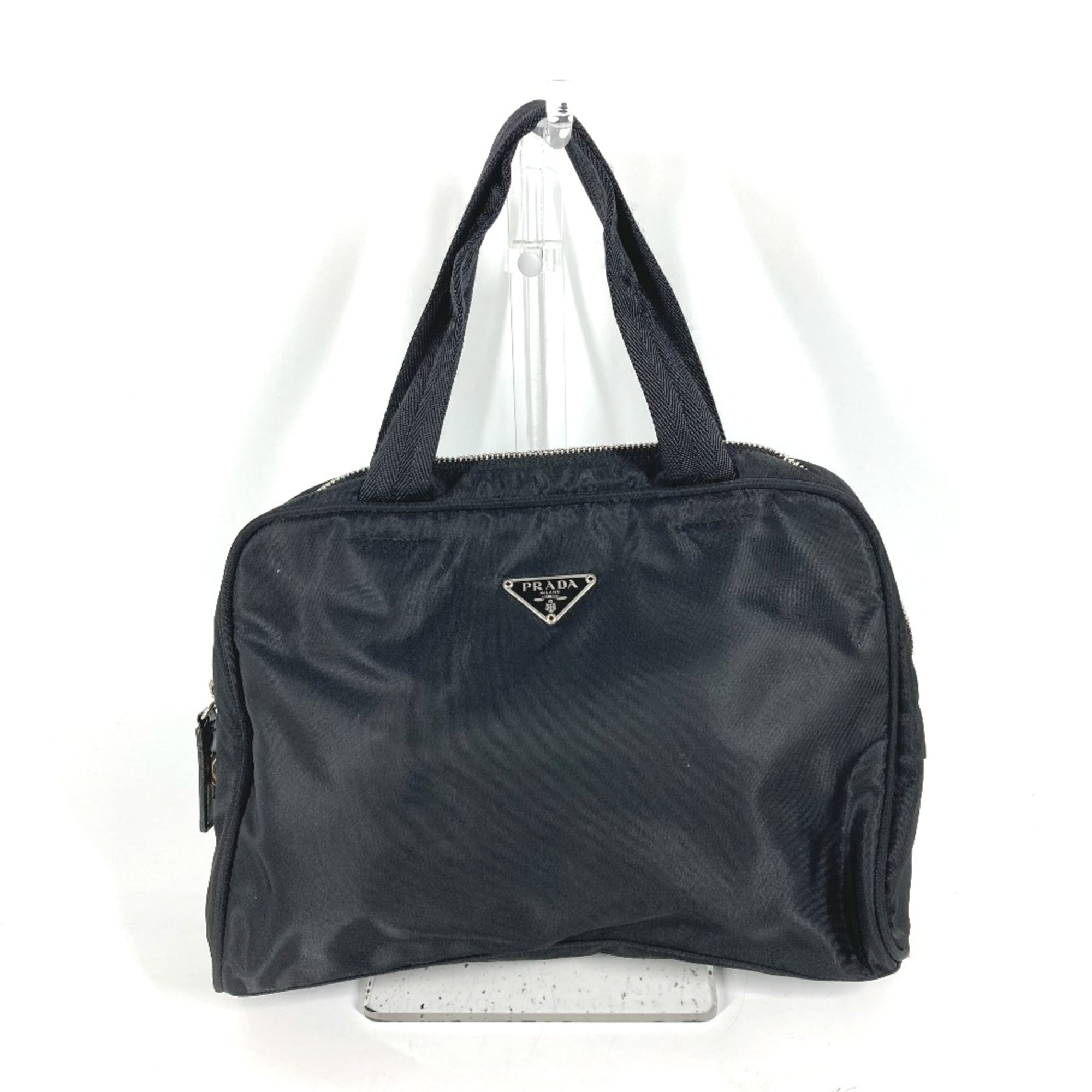 Prada Black Cloth Handbag (Pre-Owned)