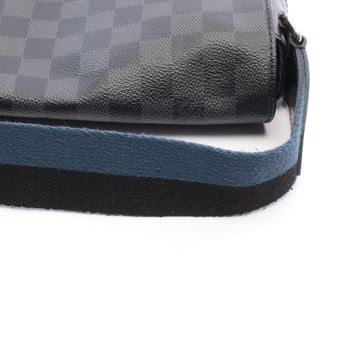Louis Vuitton Black Damier Graphite Coated Canvas Leather Shoulder Bag (Pre-Owned)