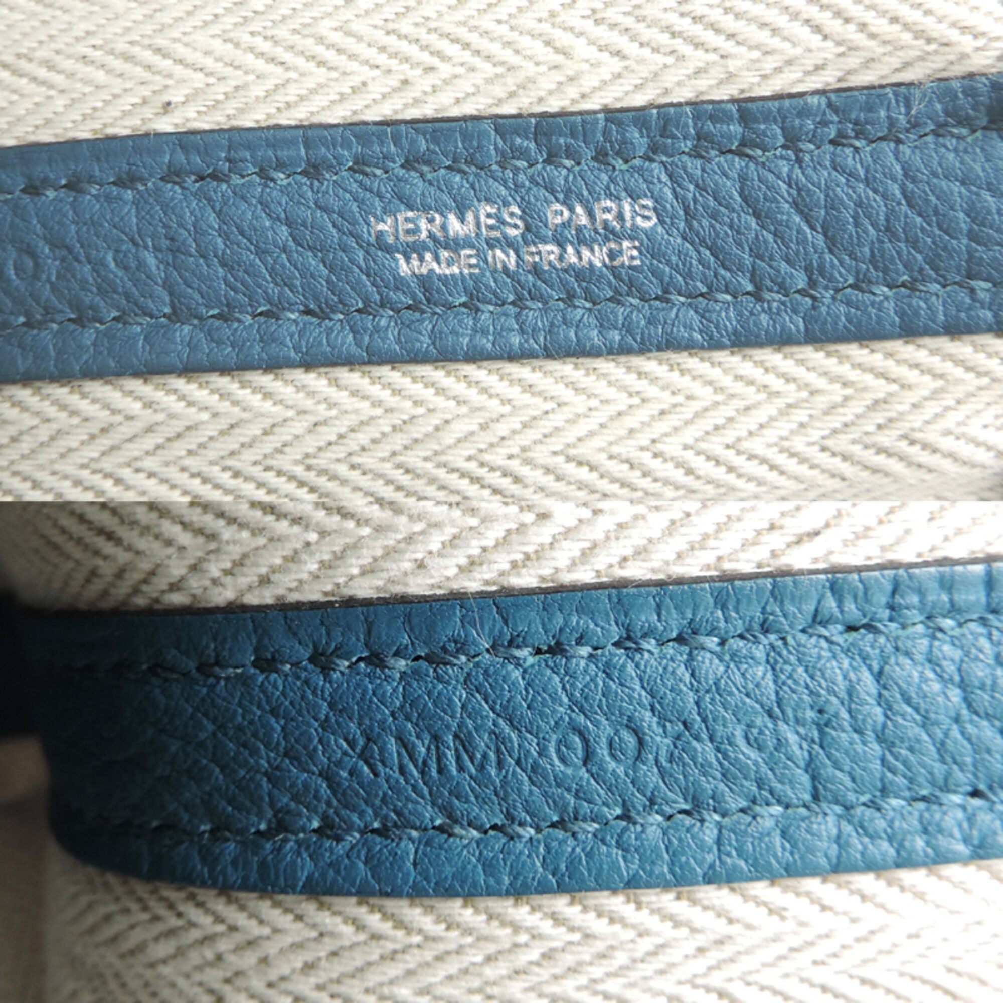 Hermes Cobalt Light Blue Negonda Leather Tote Bag (Pre-Owned)