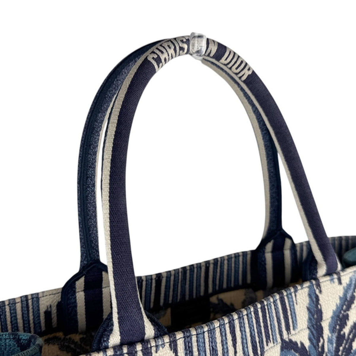 Christian Dior Navy Canvas Handbag (Pre-Owned)