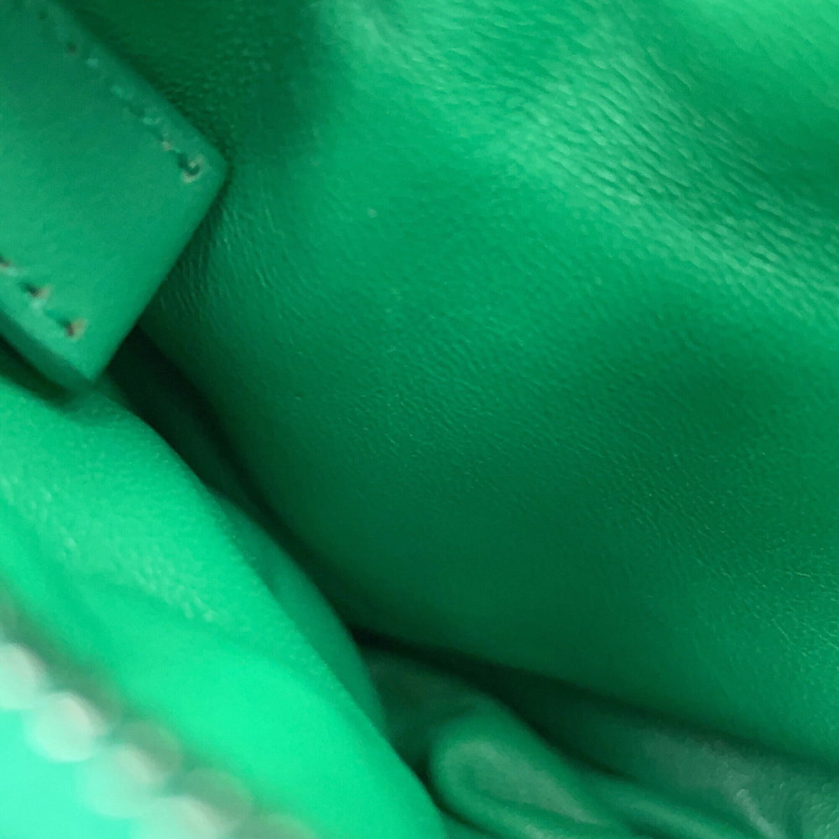 Prada Green Nappa Leather Leather Handbag (Pre-Owned)
