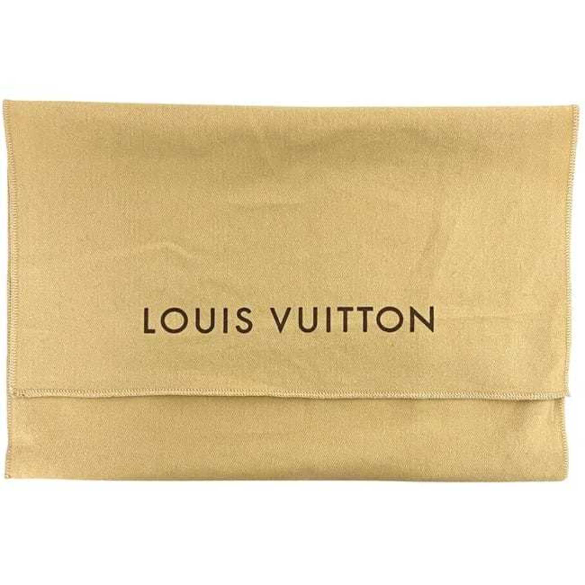 Louis Vuitton Brown Damier Canvas Ebene Damier Canvas Leather Handbag Pouch Shoulder Bag (Pre-Owned)