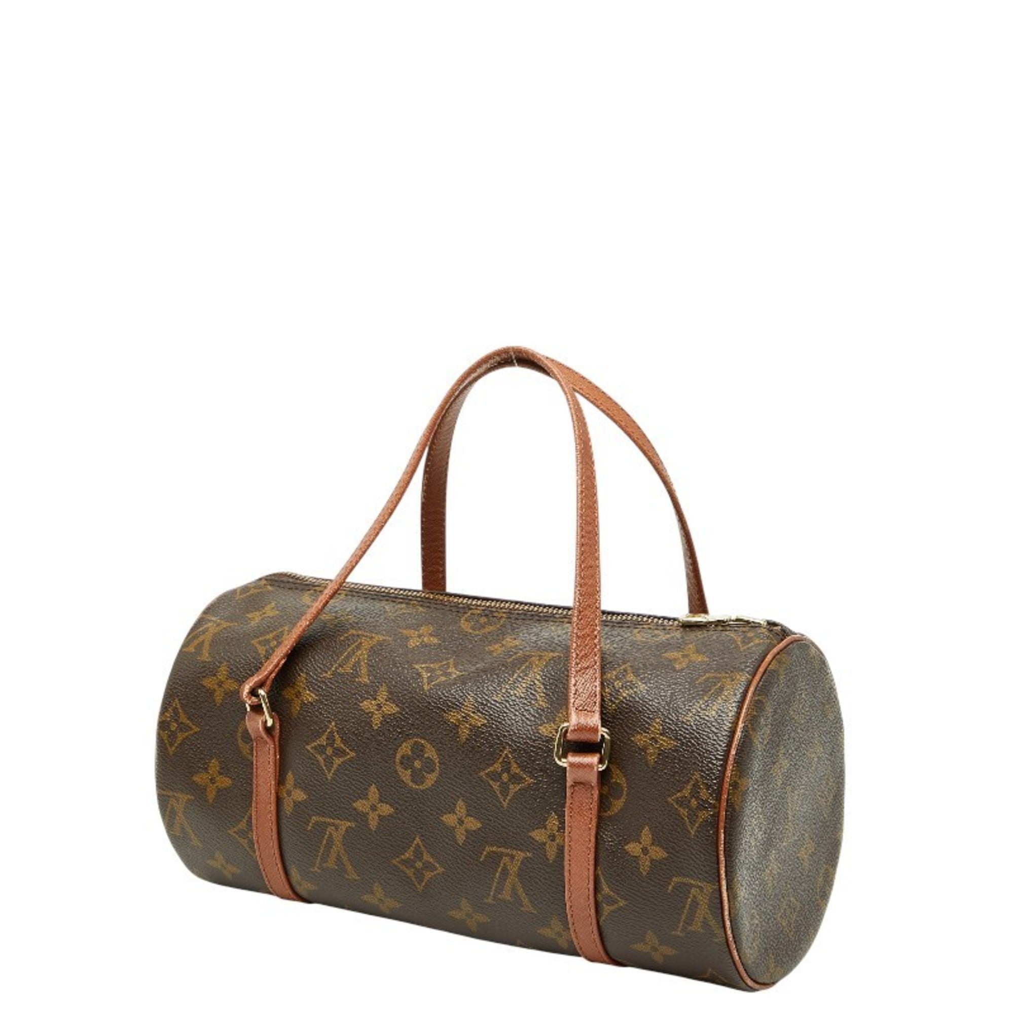 Louis Vuitton Monogram Brown Pvc Leather Handbag (Pre-Owned)