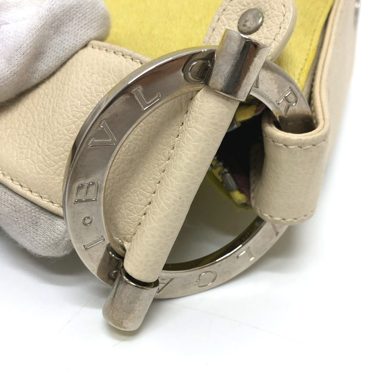 Bvlgari Yellow Leather Shoulder Bag (Pre-Owned)