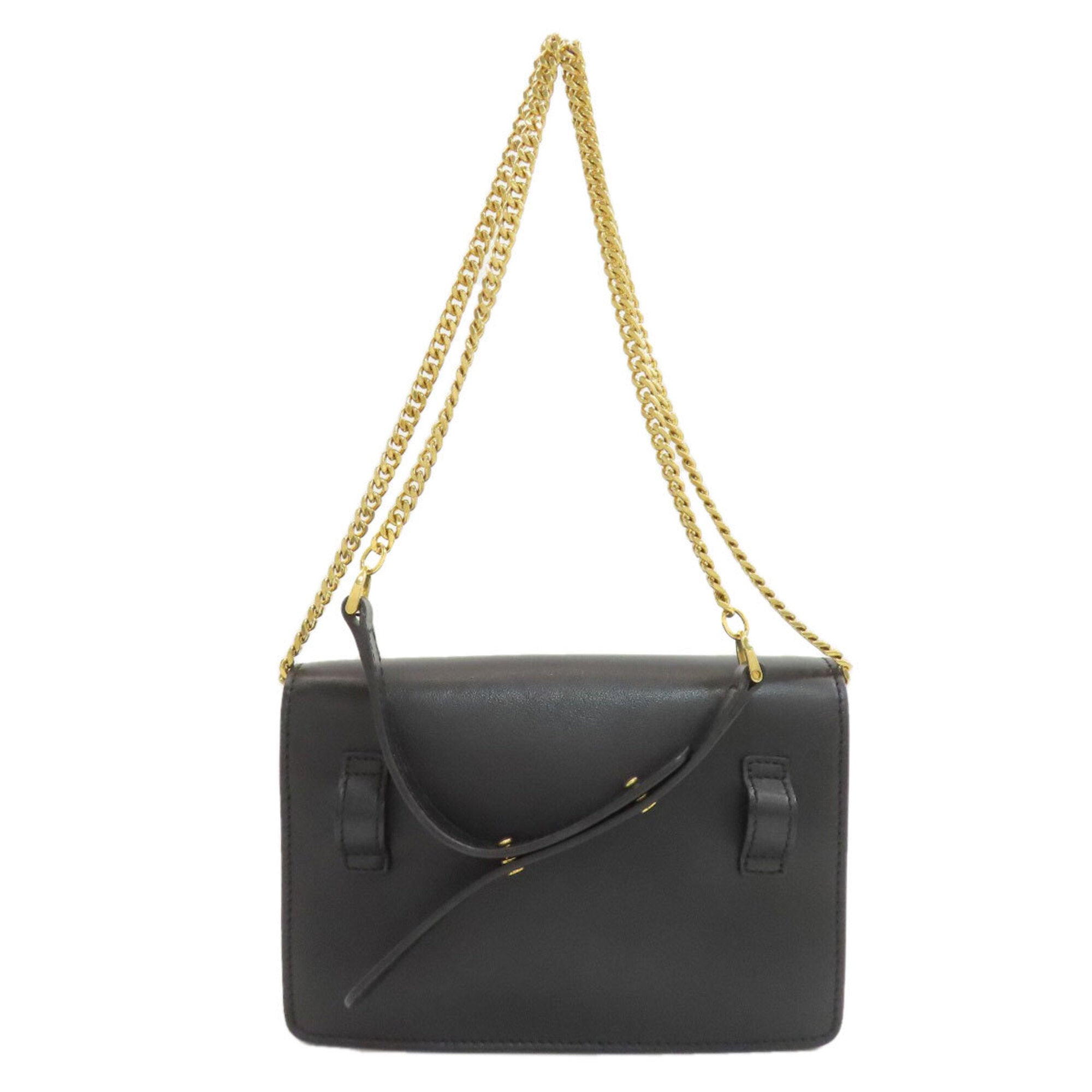 Tod's Black Leather Shoulder Bag (Pre-Owned)