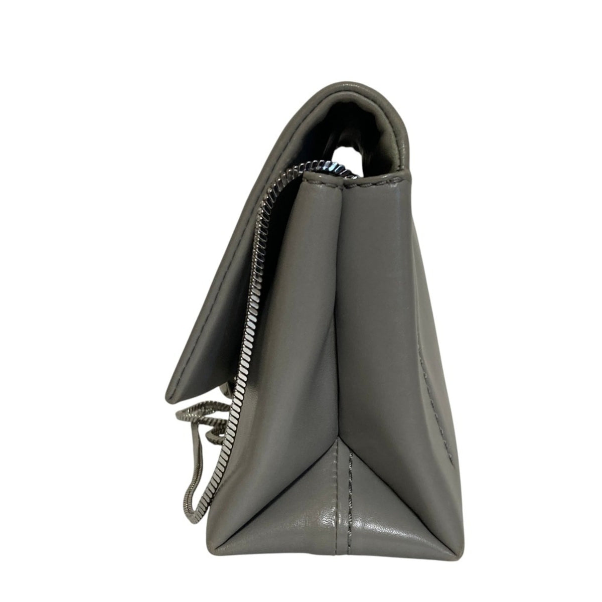 3.1 Phillip Lim Gray Leather Shoulder Bag (Pre-Owned)