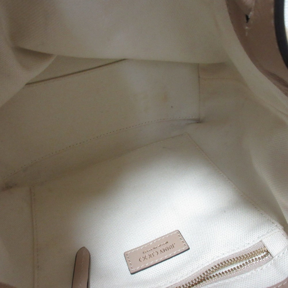 Jimmy Choo Beige Shoulder Bag (Pre-Owned)