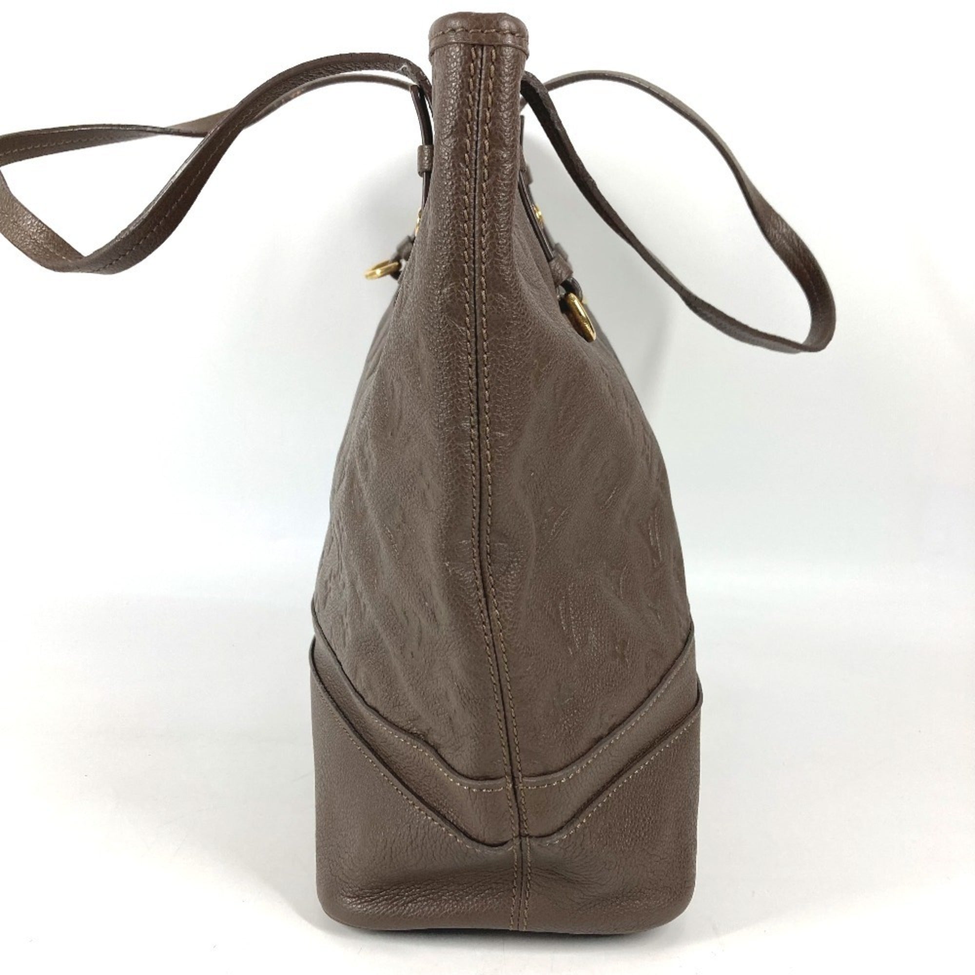 Louis Vuitton Brown Monogram Empreinte Leather Handbag Shoulder Bag Tote Bag (Pre-Owned)