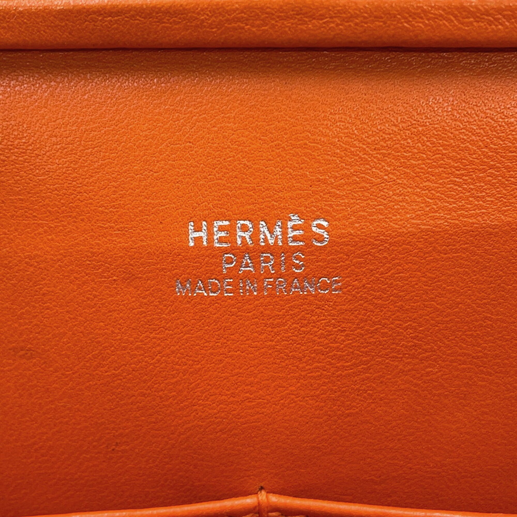 Hermes Plume Orange Epsom Leather Handbag (Pre-Owned)