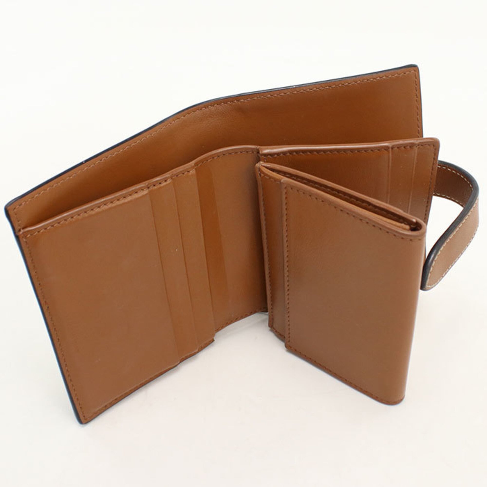 Celine Brown Pvc Wallet (Bi-Fold) (Pre-Owned)