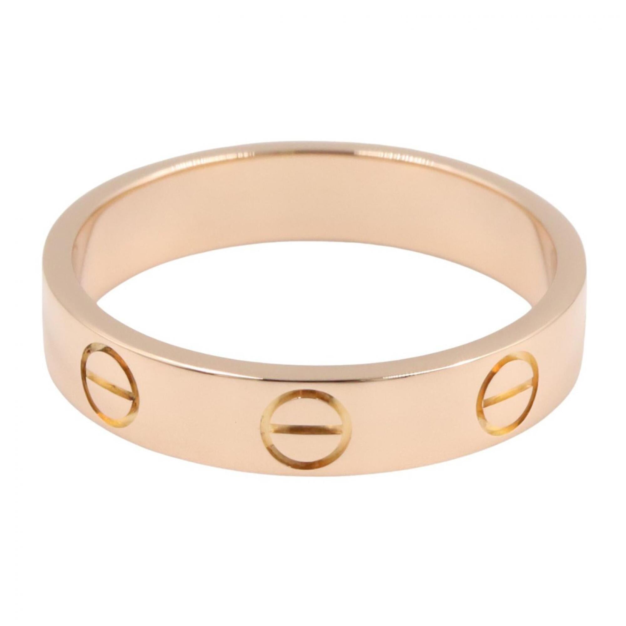 Cartier Gold Pink Gold (18K) Band Ring (Pre-Owned)